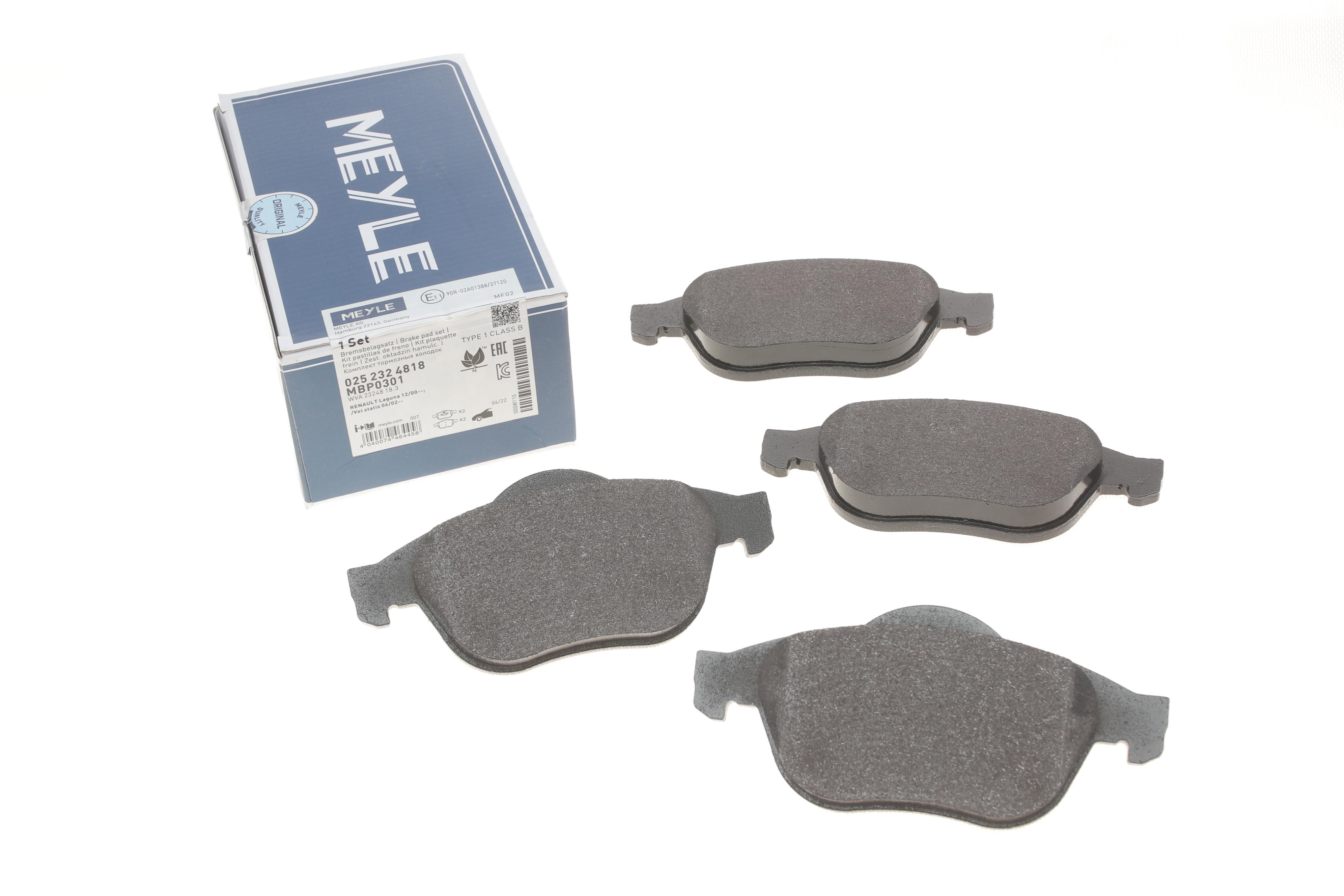 Колодки гальмівні (передні) Renault Laguna II 01-