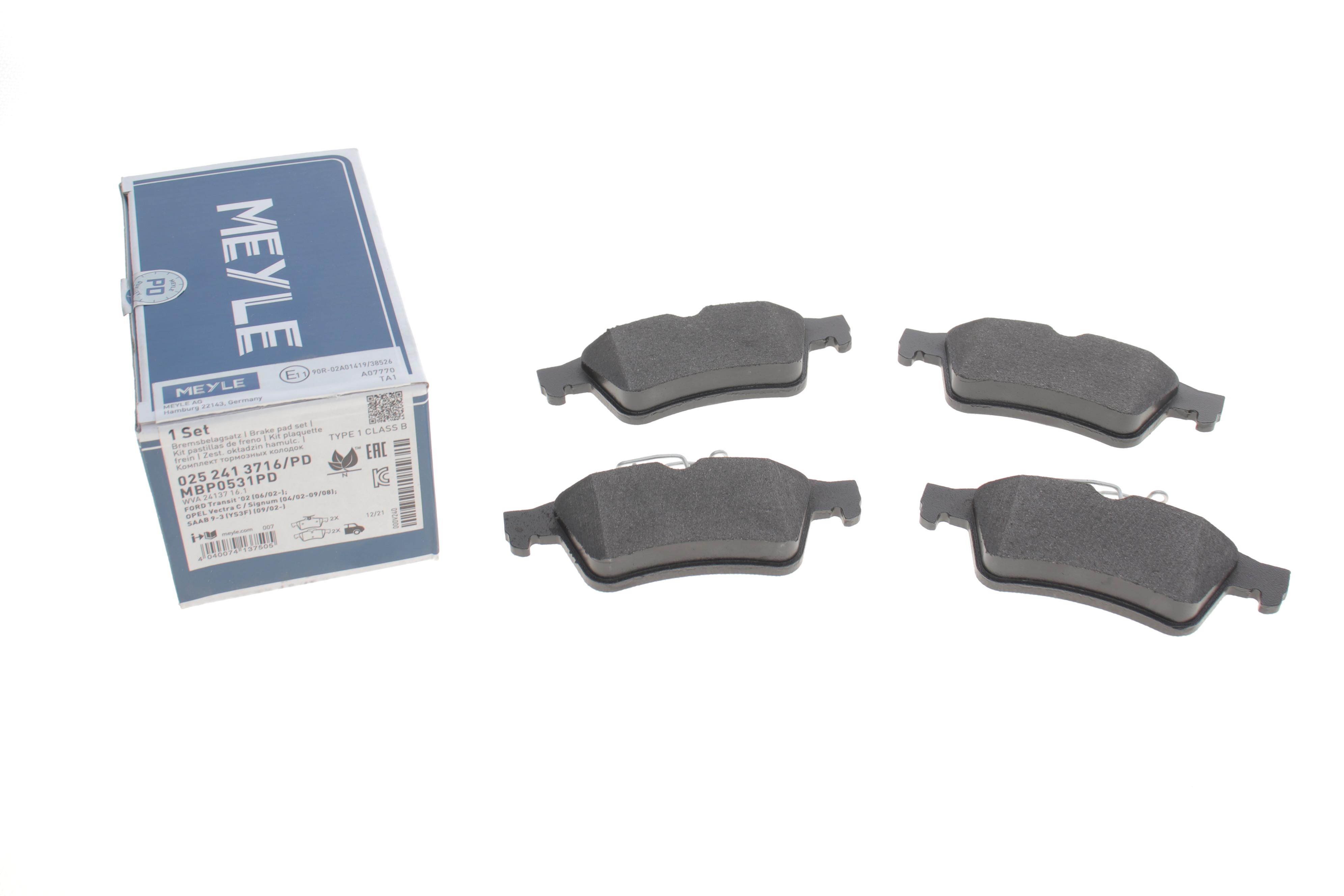 Колодки гальмівні (задні) Ford Connect 02-