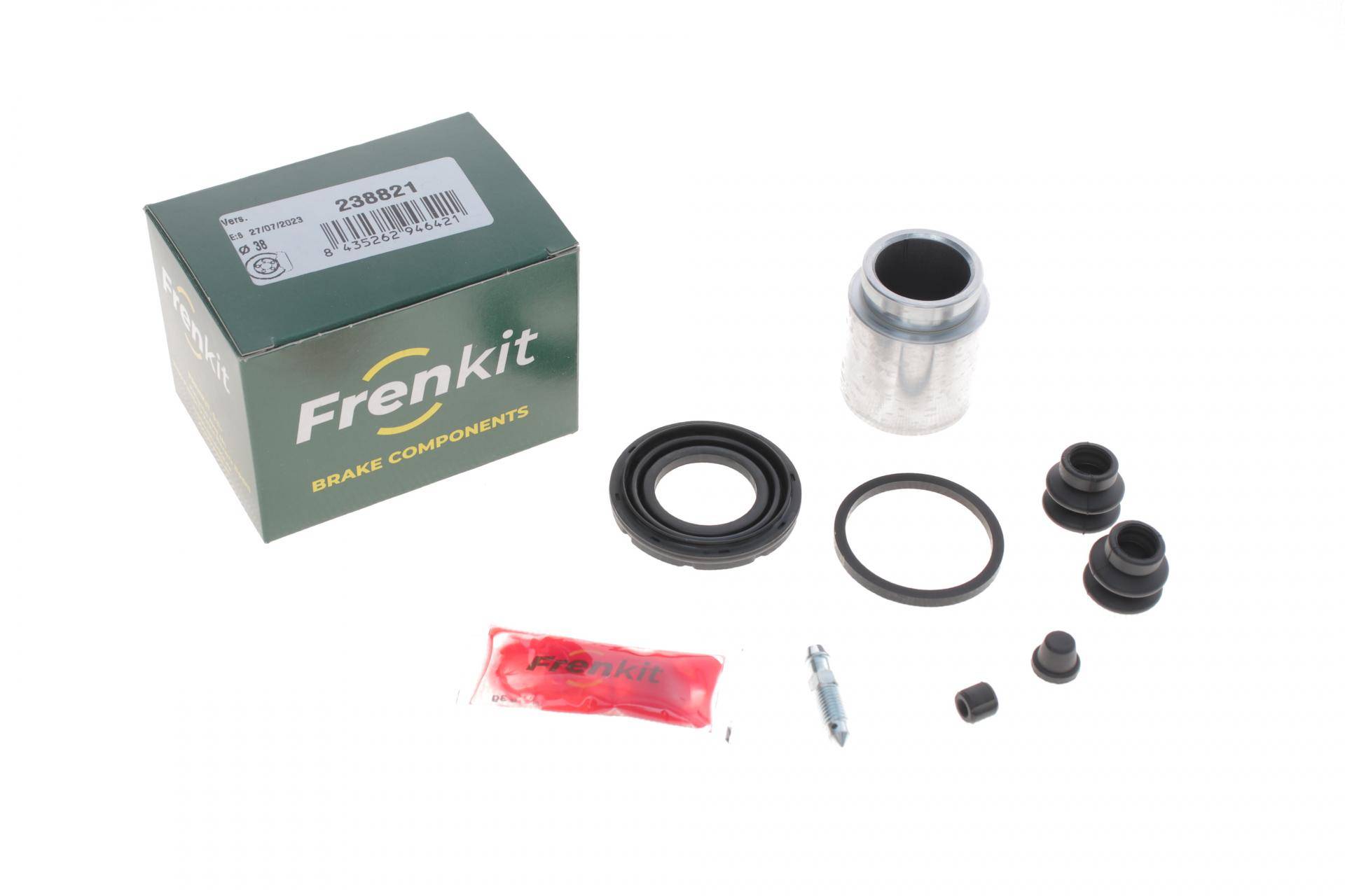 Ремкомплект супорта (заднього) Nissan Leaf 10- (d=38mm) (Akebono) (+поршень)