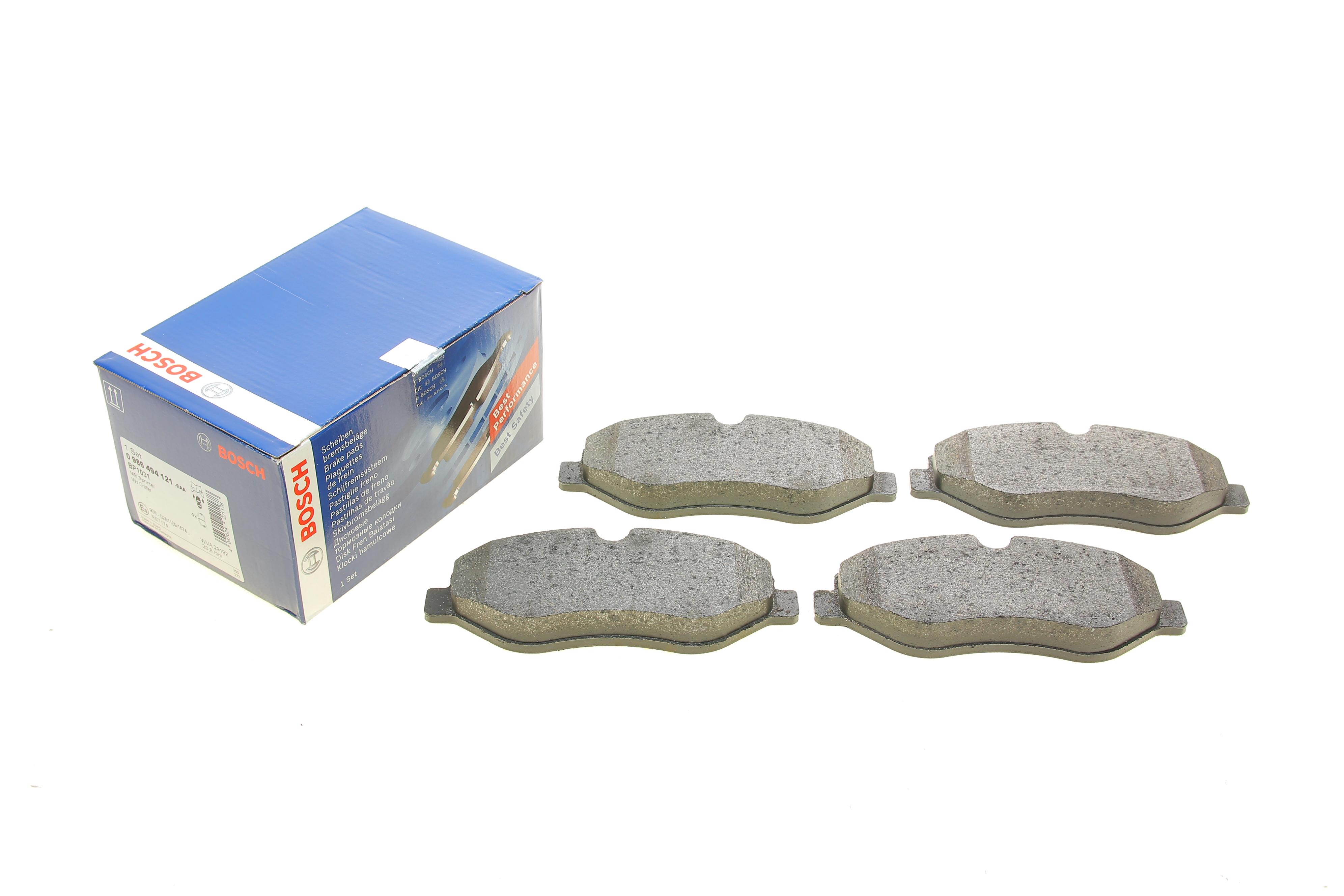 Колодки гальмівні (передні) MB Sprinter (906,907,910)/VW Crafter 06-/MB Vito (W639) 03-/(W447) 14-