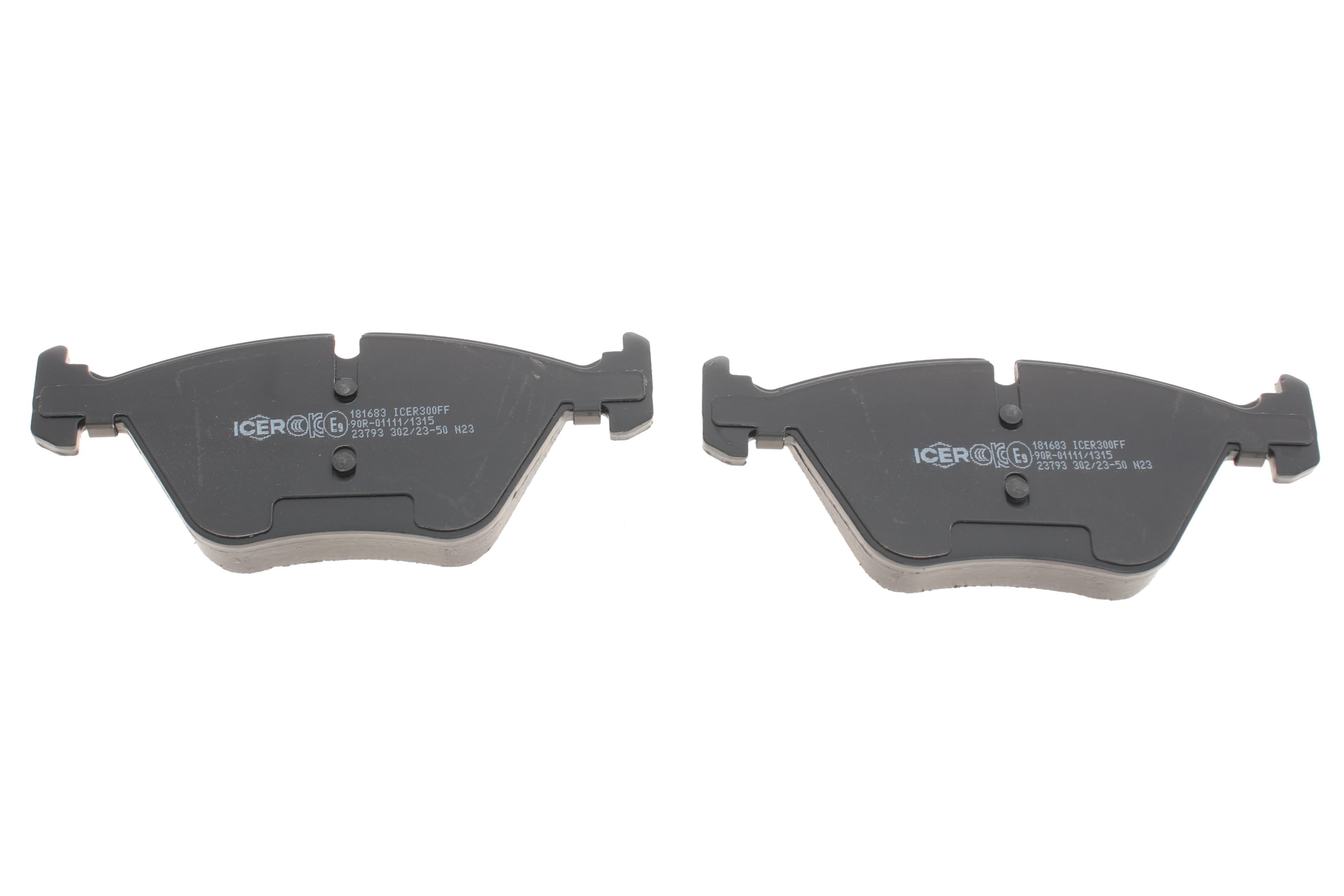 Колодки гальмівні (передні) BMW 3 (E90/E91/E92) 07-13/5 (E60/E61) 03-10/X1 (E84) 09-15 (кріпл.51мм)