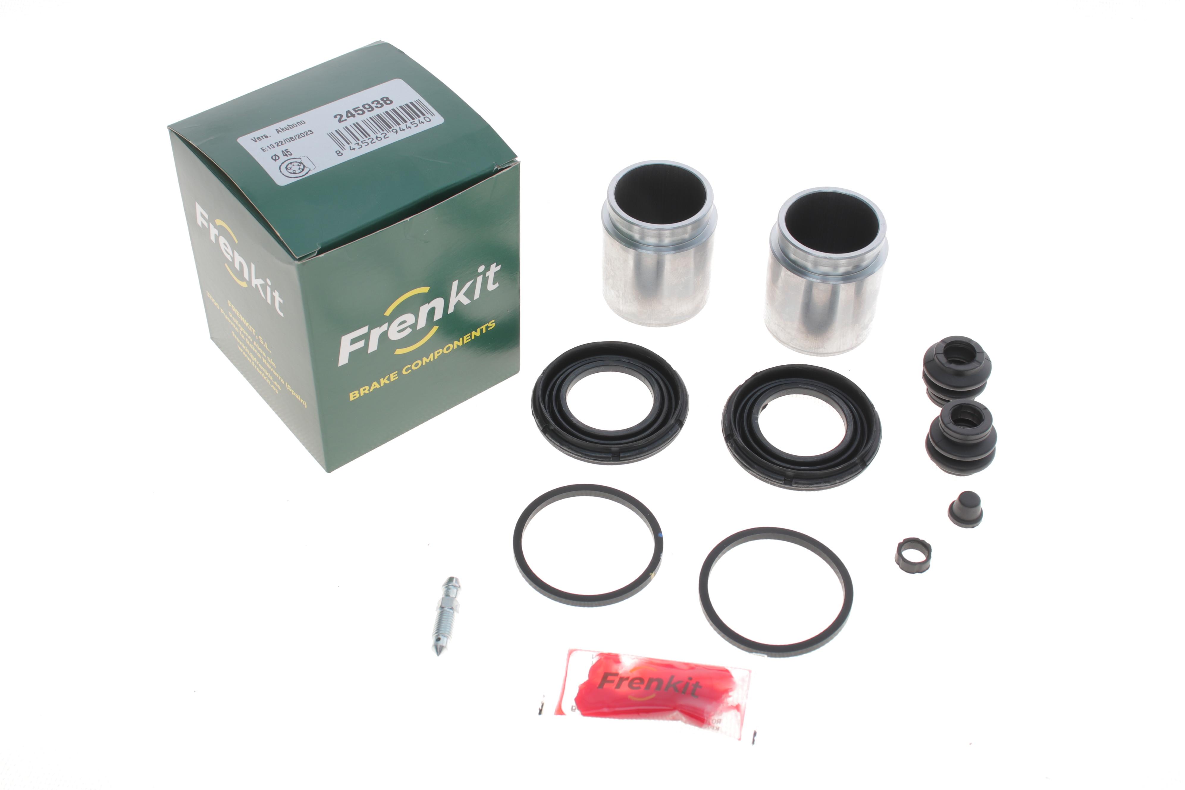 Ремкомплект супорта (переднього) Lexus RX 350/Toyota Rav 4 08- (d=45mm) (Akebono)(+ 2 поршня)