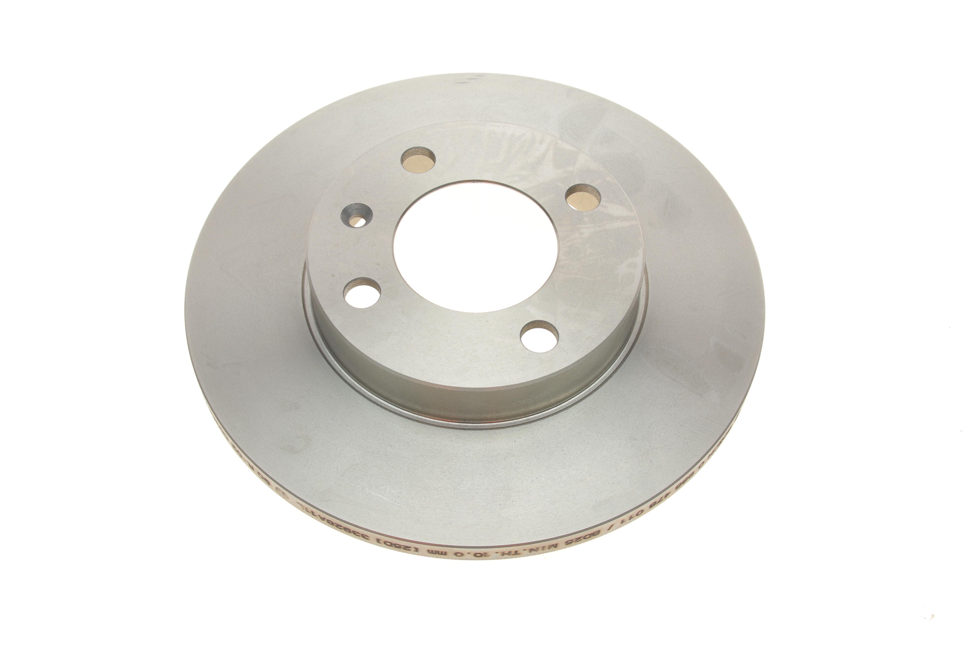 Диск гальмівний (передній) VW Caddy 82-92/Golf 74-99/Passat 73-88/Polo 95-02 (239x12)(з покр)(повний)