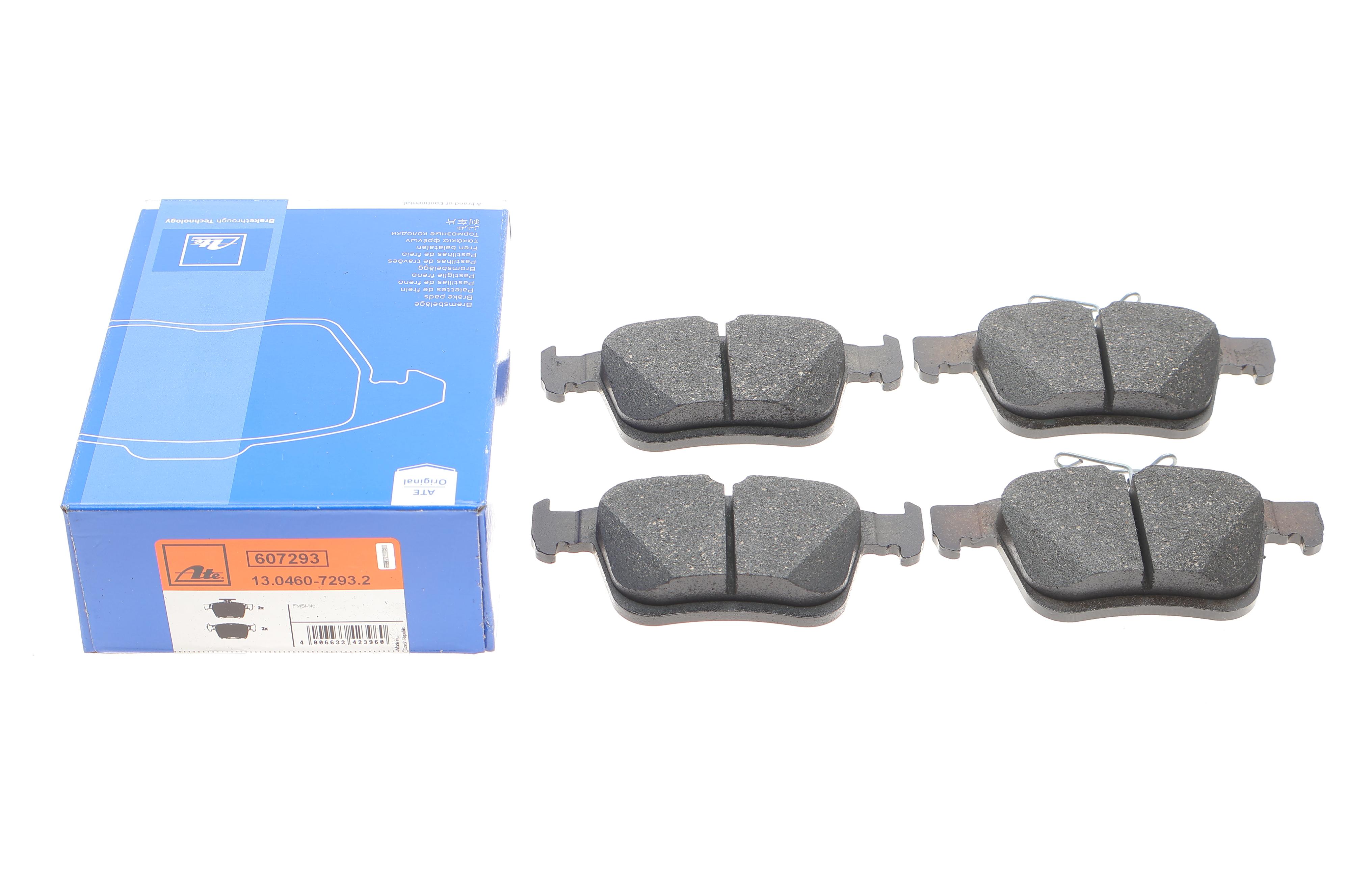 Колодки гальмівні (задні) Audi A3 12-/VW Golf 12-/Touran 15-/Skoda Karoq 17- (Ate)