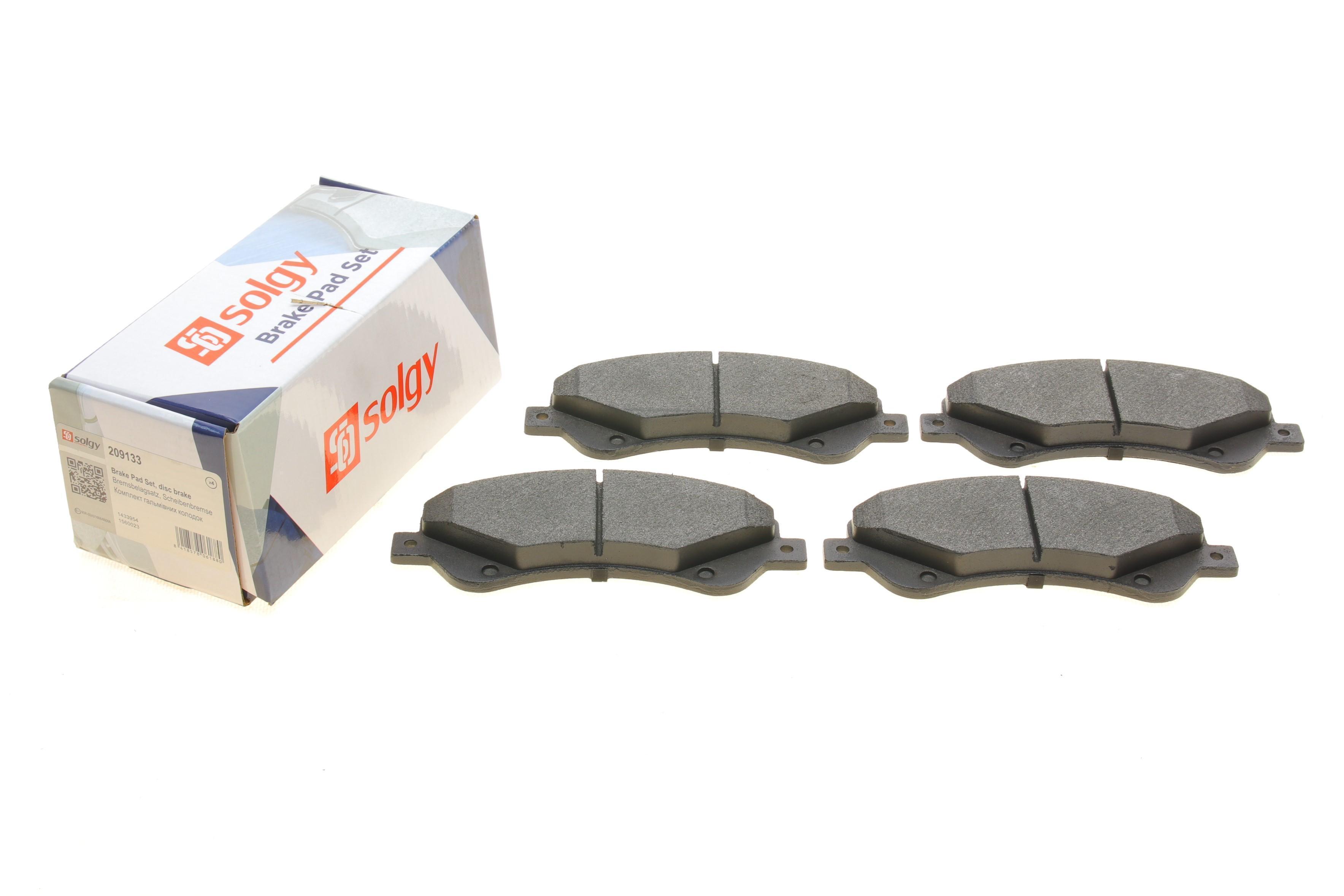 Колодки гальмівні (передні) Ford Transit V347 06- (FWD)