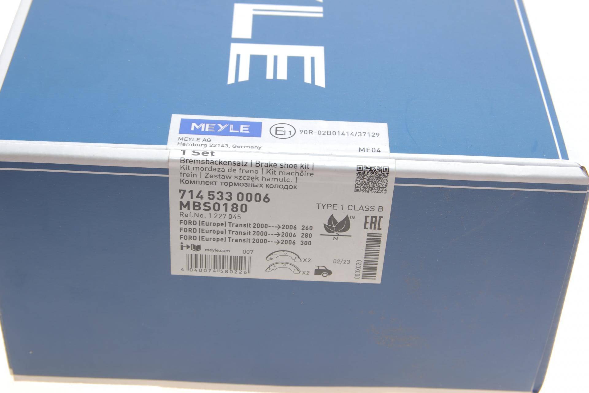 Колодки гальмівні (задні) Ford Transit 00- FWD (барабанні) (254x54)