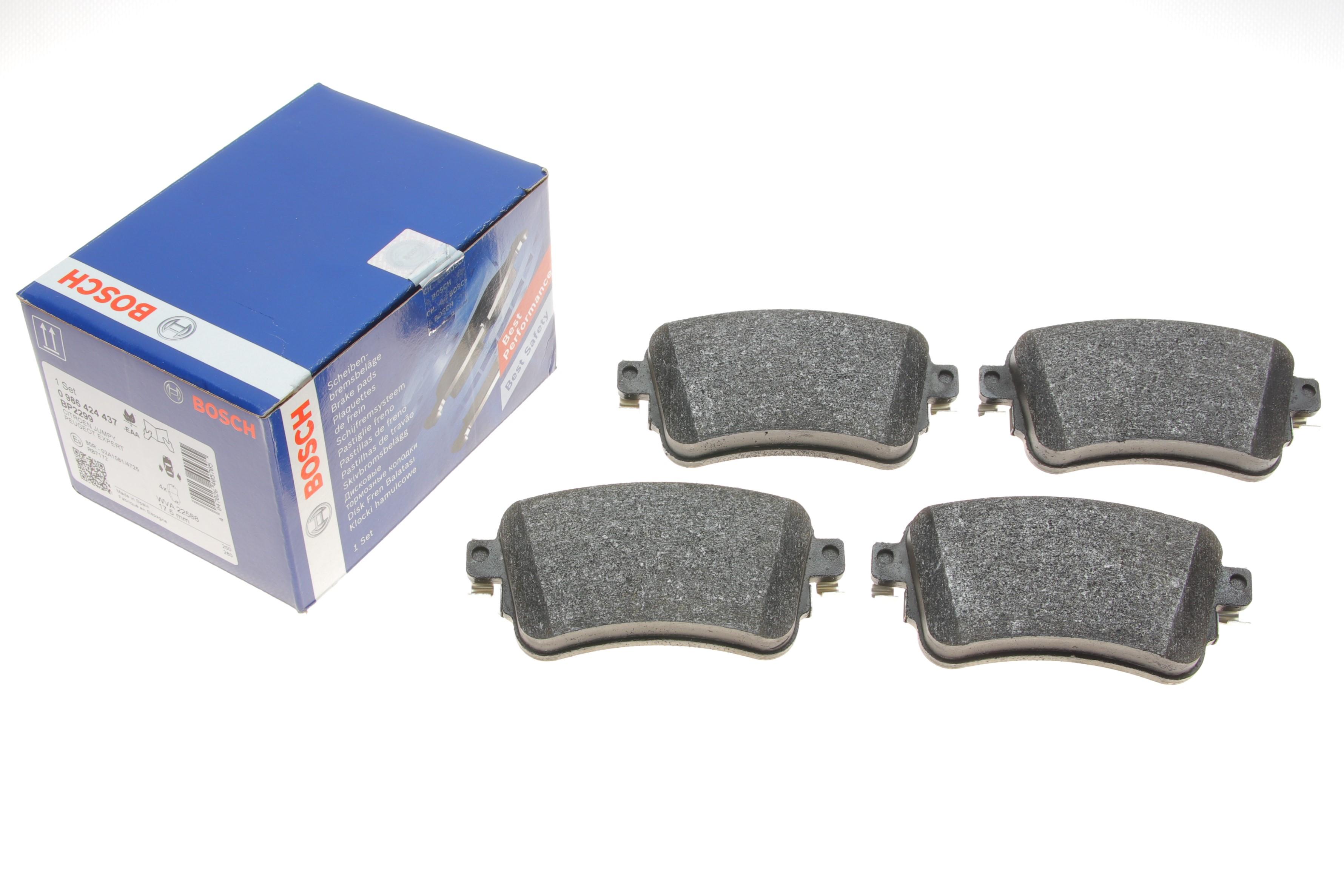 Колодки гальмівні (задні) Citroen Jumpy/Peugeot Expert 16-