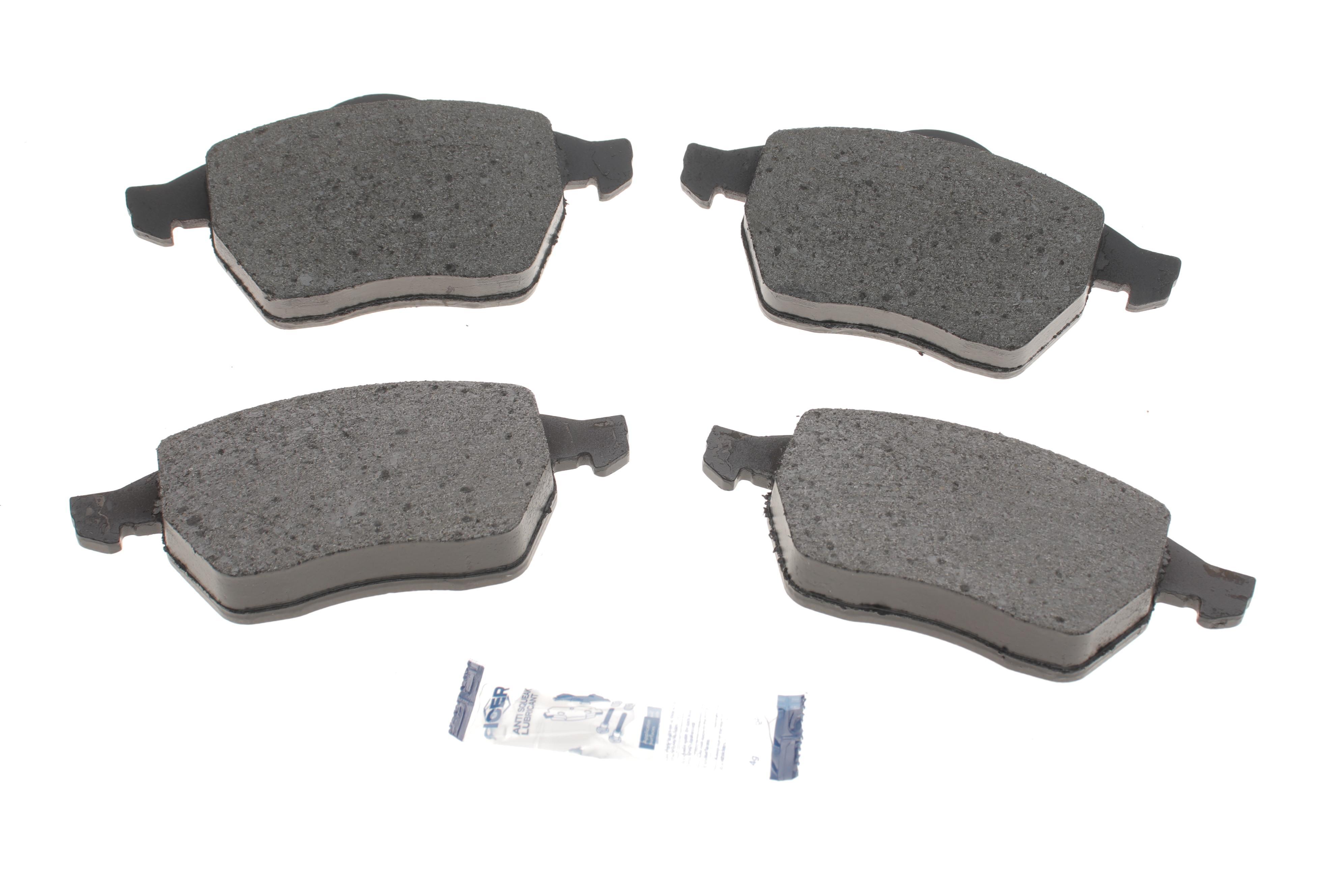 Колодки гальмівні (передні) Ford Galaxy 95-15/Seat Alhambra 96-10/VW Sharan 95-10