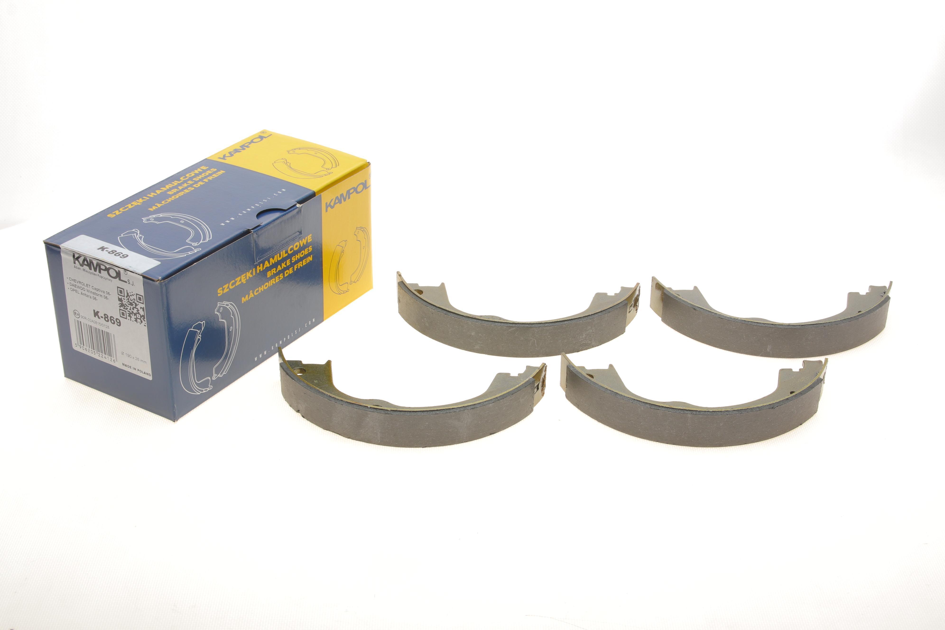 Колодки ручника Opel Antara/Chevrolet Captiva 06- (190x26)