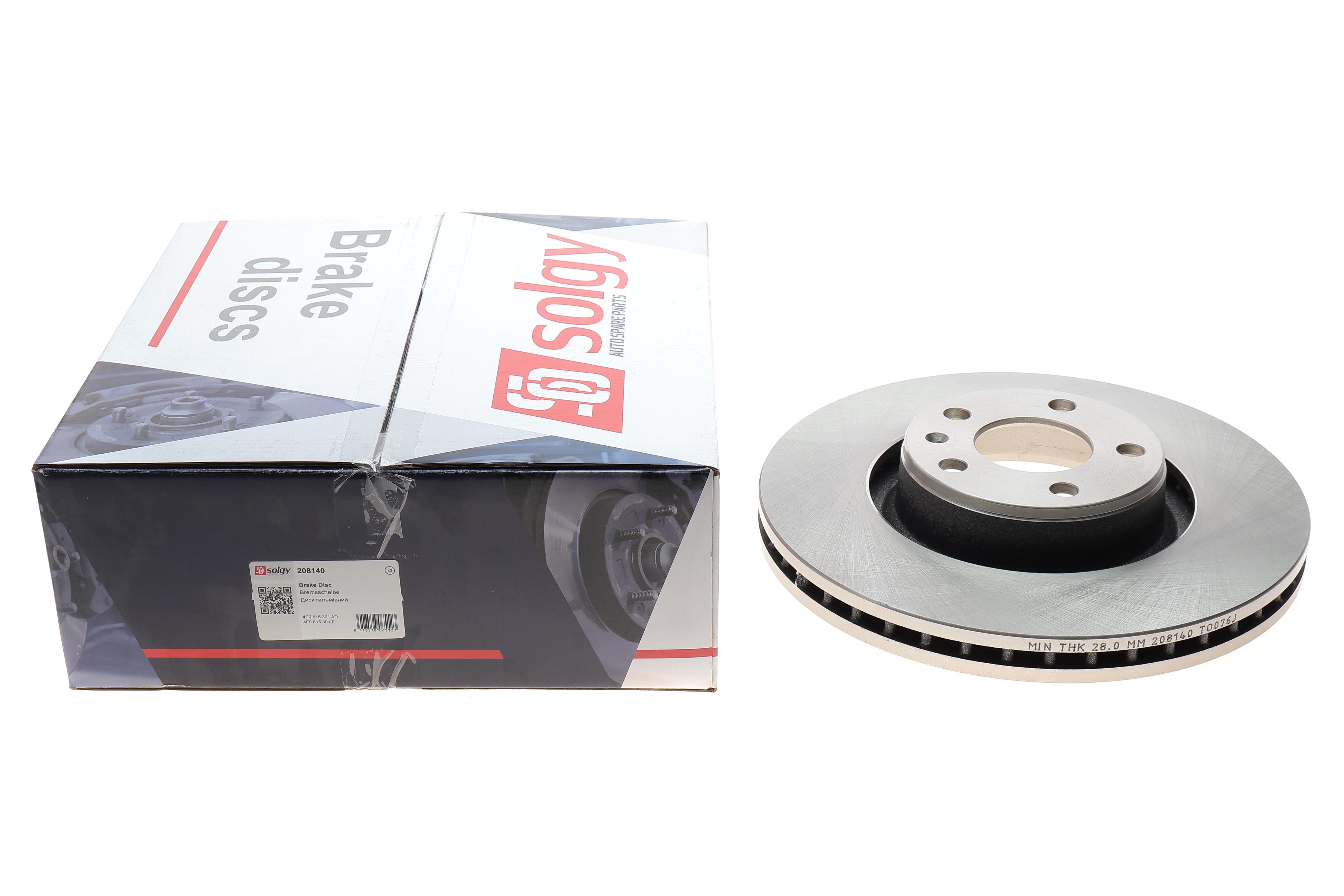 Диск гальмівний (передній) Audi A6/A8 04-11 (321x30)