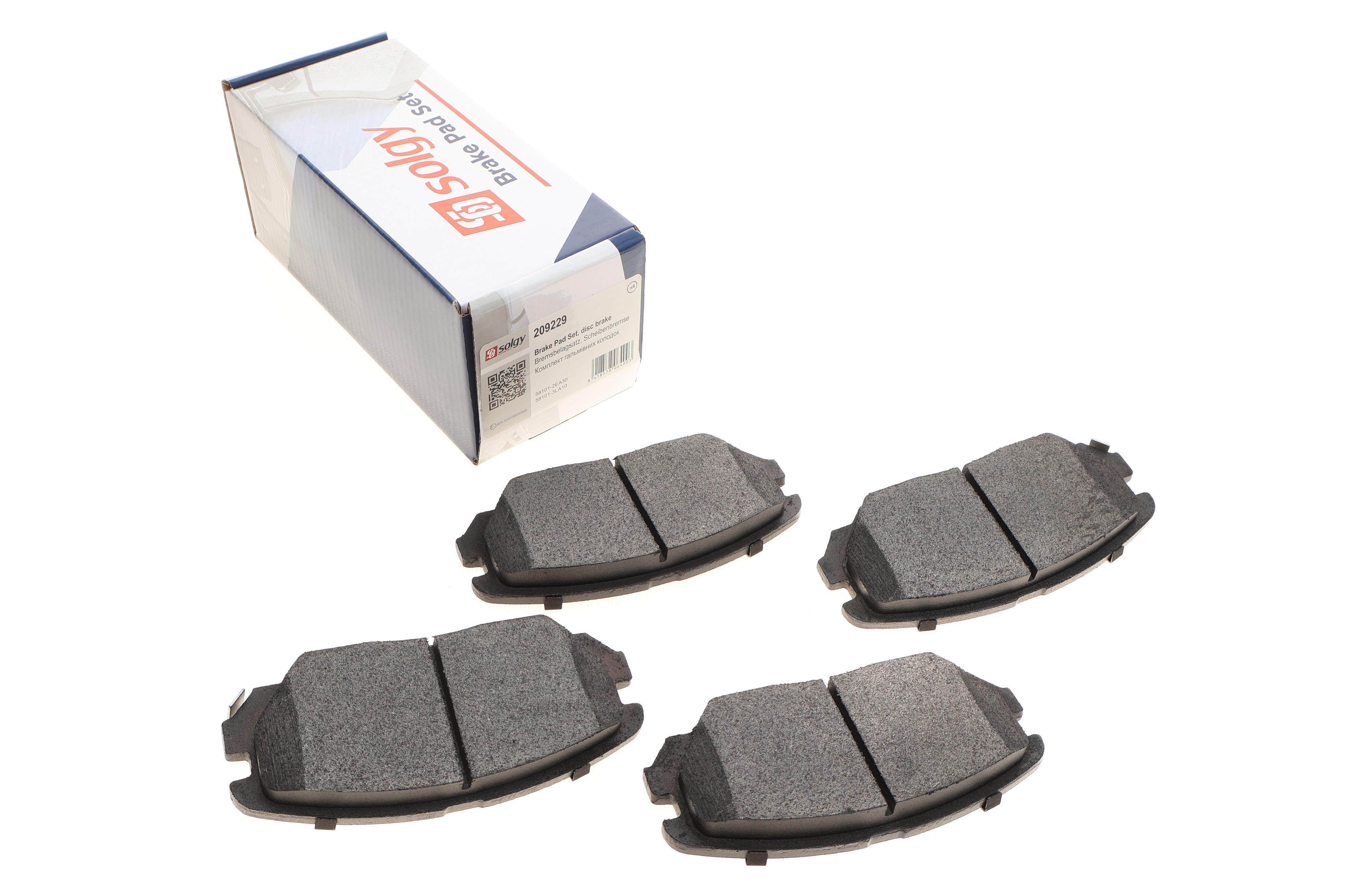 Колодки гальмівні (передні) Hyundai Tucson 04-/Sonata 05-10/Grandeur 05-/Kia Opirus 06-