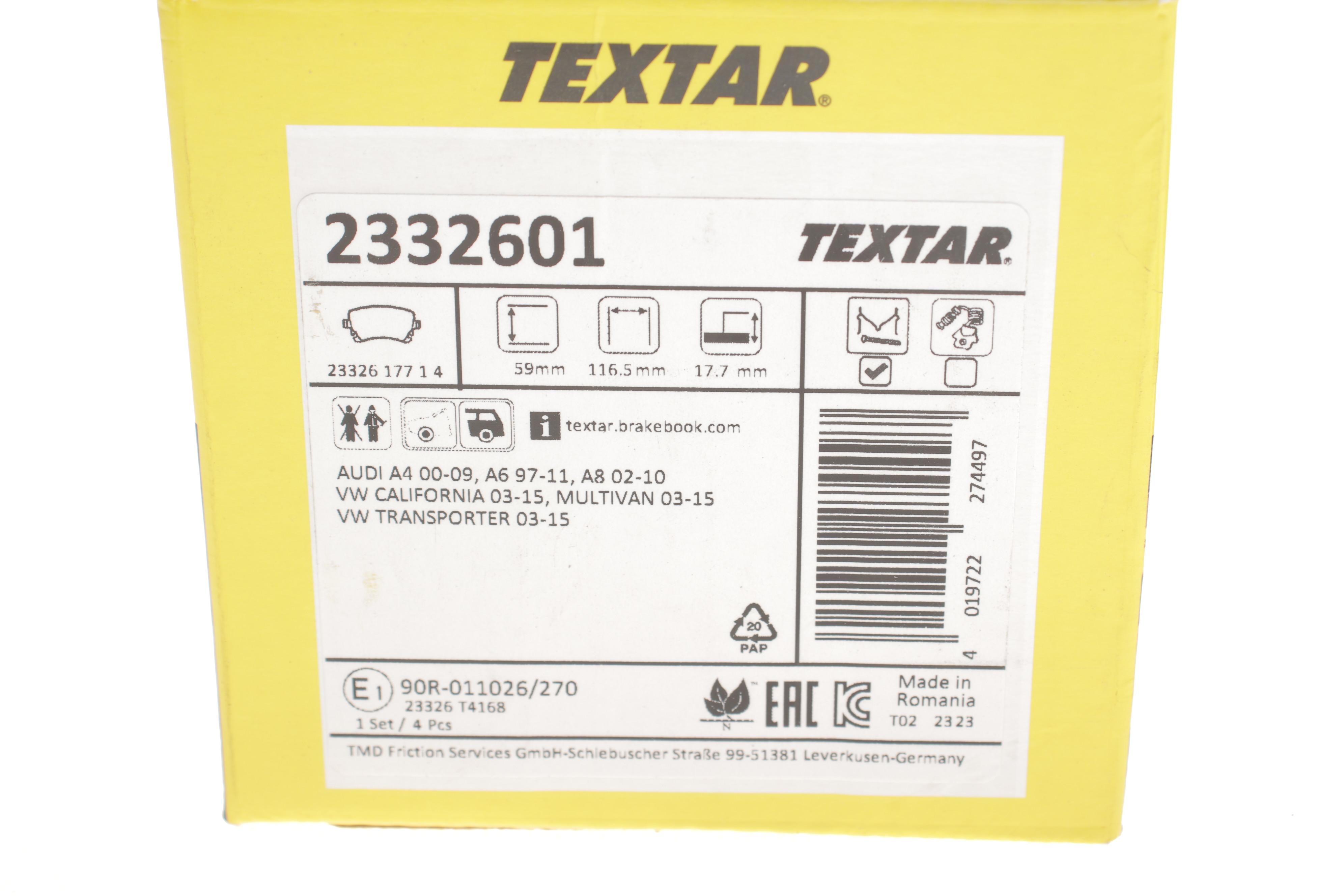 Колодки гальмівні (задні) VW T5 03- (Lucas) Q+