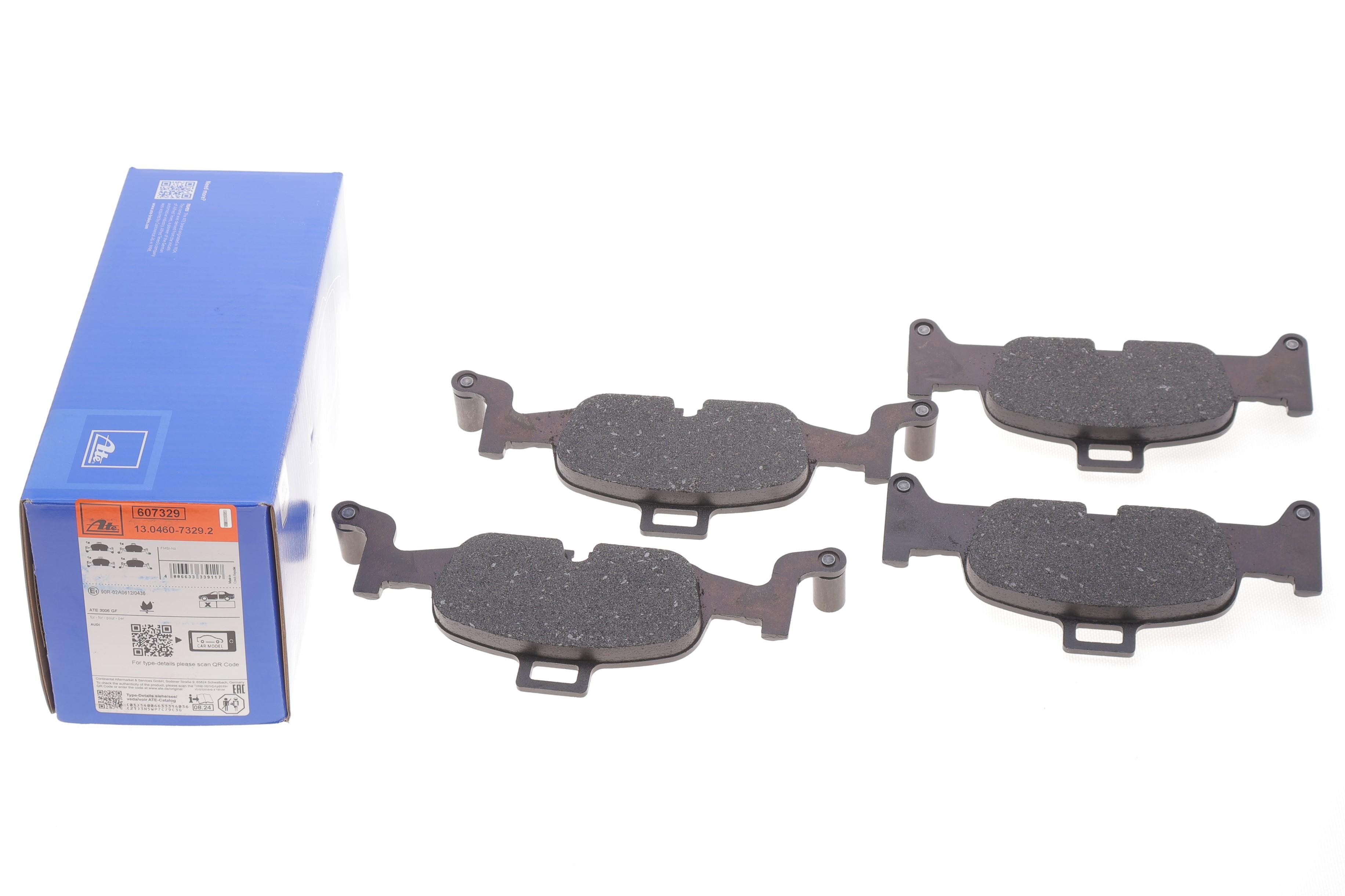 Колодки гальмівні (передні) Audi A4/A5/A6/A7/Q5 15- (Ate)