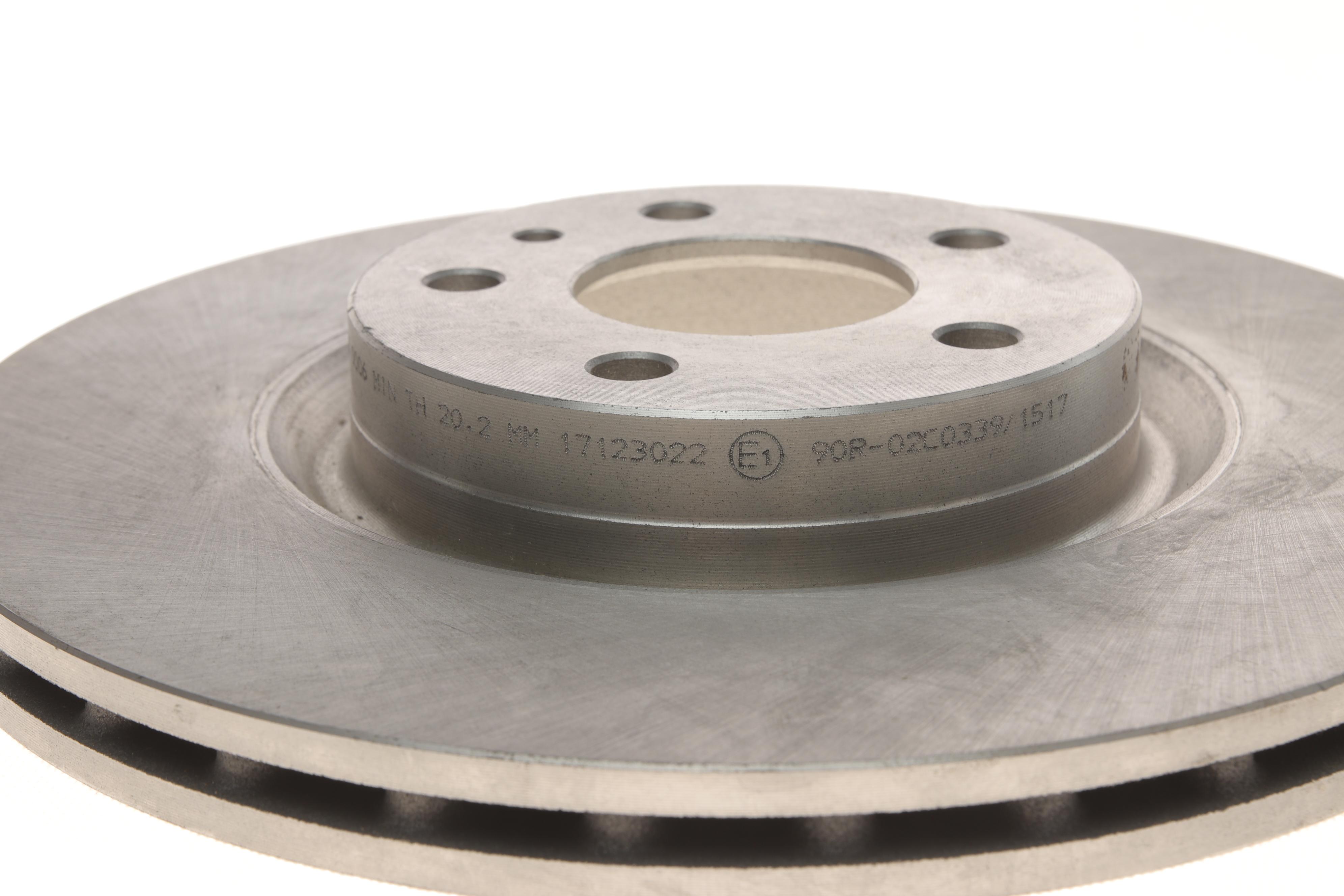 Диск гальмівний (передній) Fiat Doblo 10- (284x22)