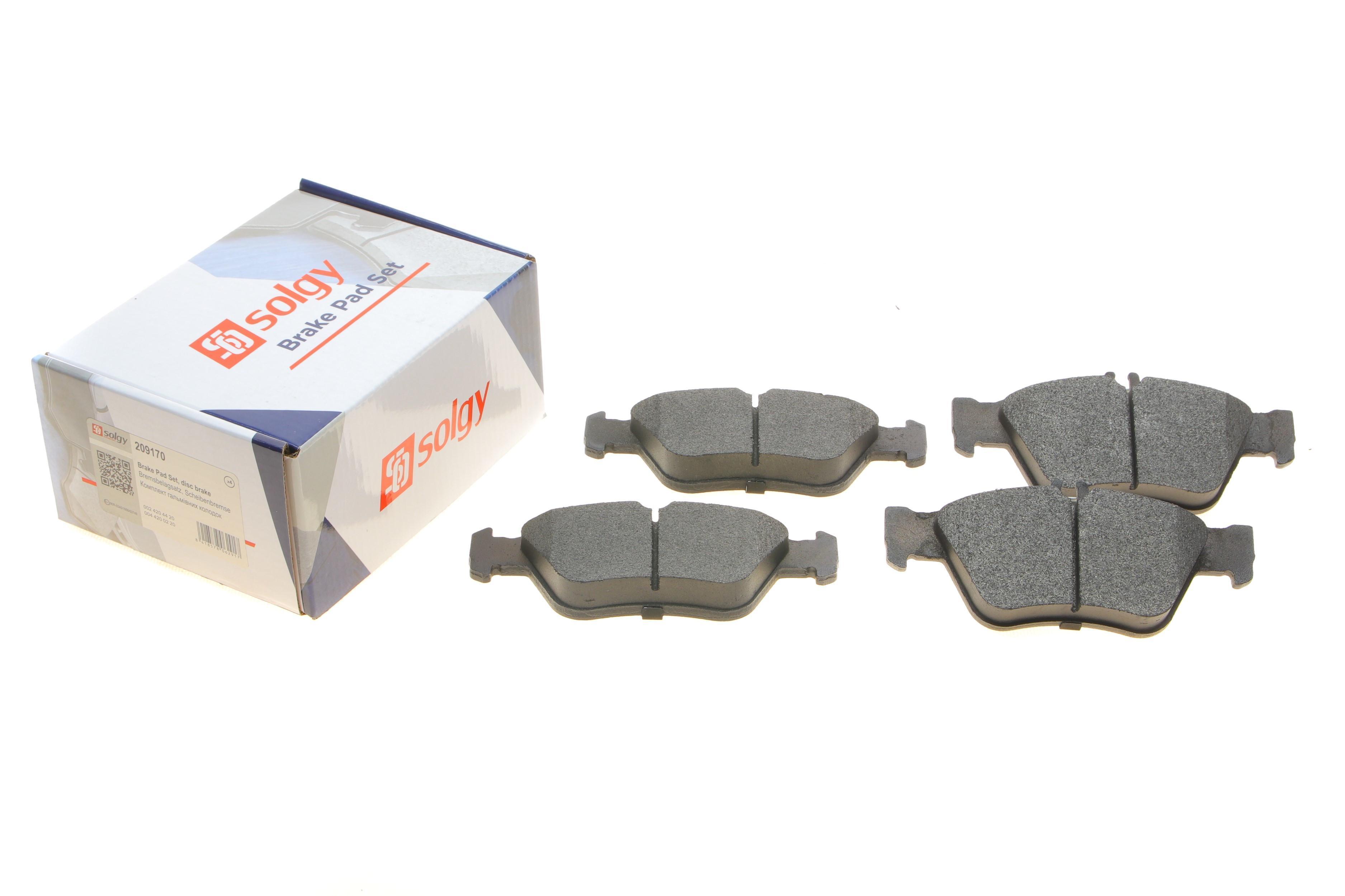 Колодки гальмівні (передні) MB E-class (W210) 95-02 (ATE)