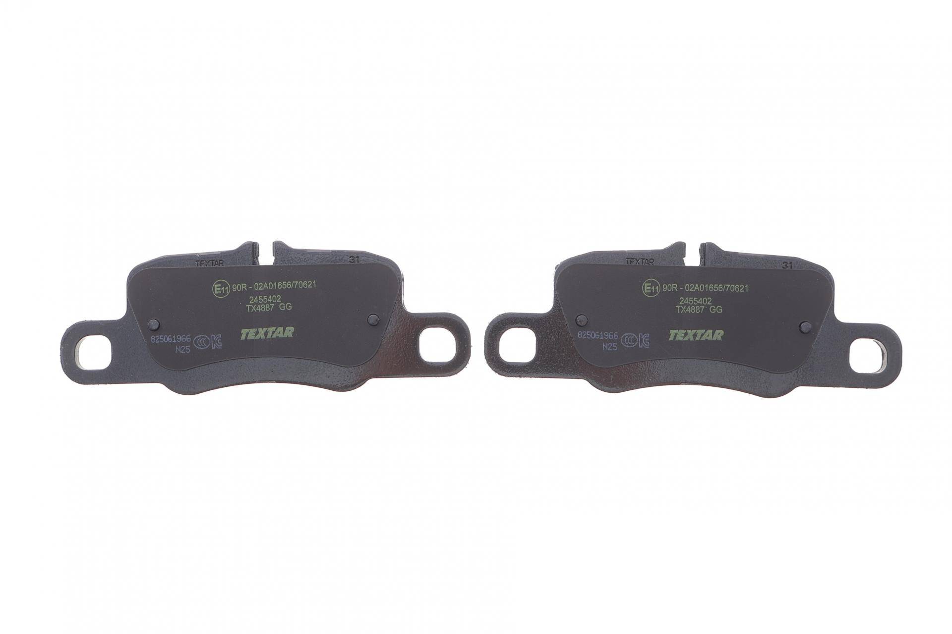 Колодки гальмівні (задні) Porsche Panamera 09- (Brembo)