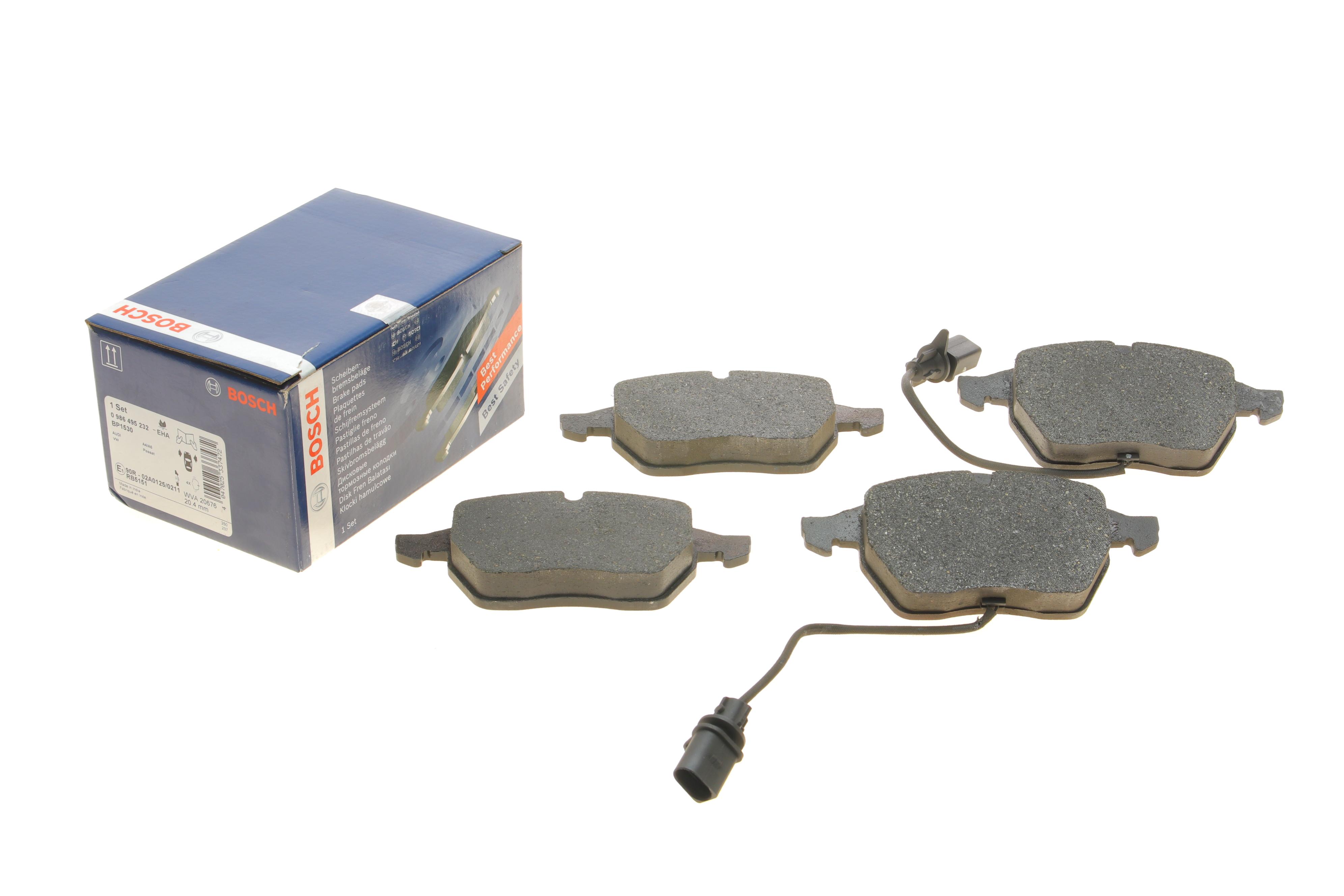 Колодки гальмівні (передні) Audi A4/A6/Skoda Superb/VW Passat 1.9TDI/2.5TDI 95- замінено на 0 986 424 482