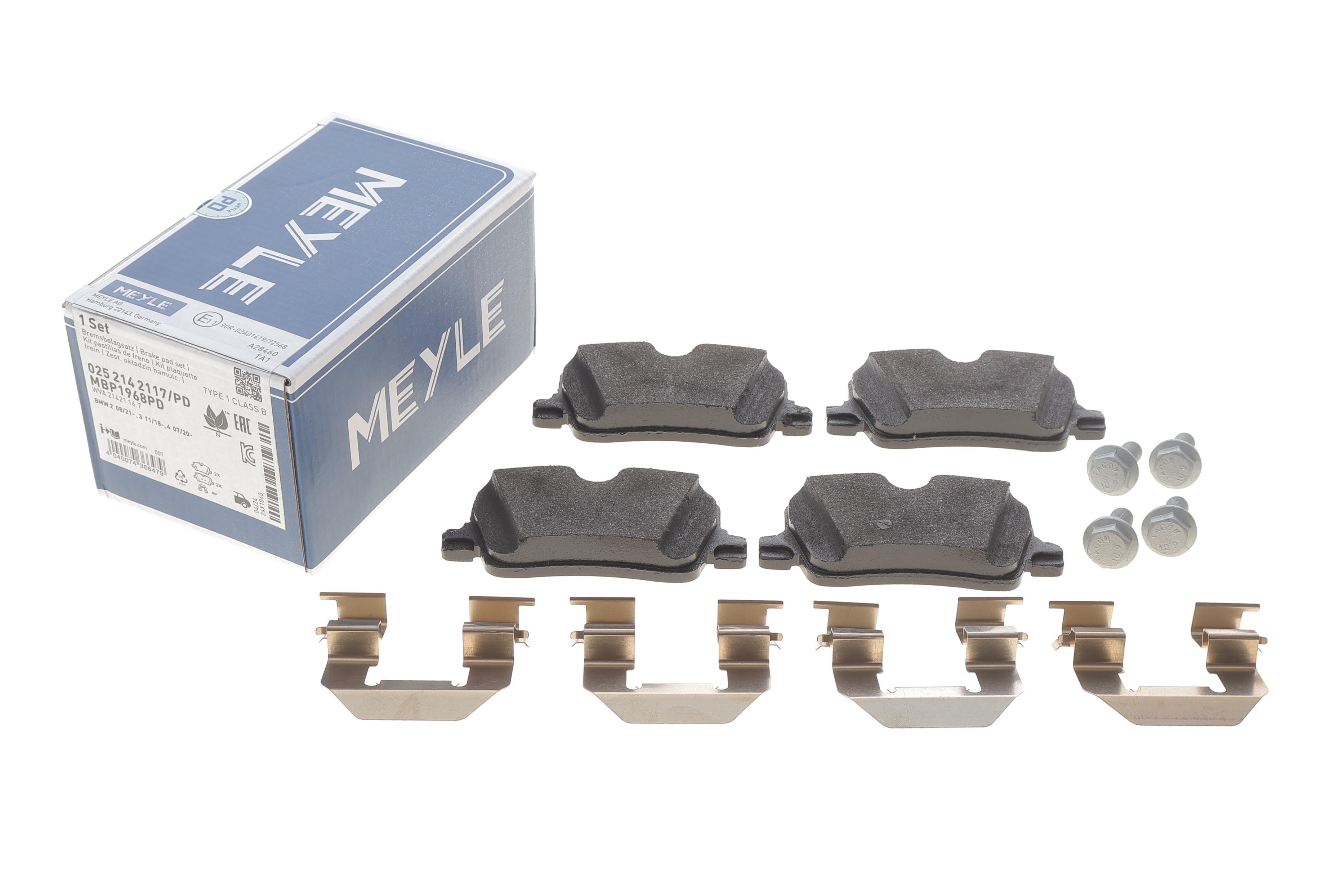 Колодки гальмівні (задні) BMW 3 (G20/G21/G80/G81/G28)/4 (G22/G23/G82/G83/G26) 18-/2 (G42/G87) 21-