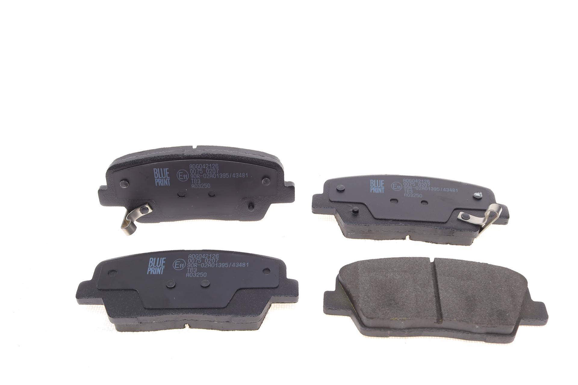 Колодки гальмівні (задні) Hyundai Santa Fe II 2.0-3.5 06-13/Kia Sorento II 2.0-3.5 09-