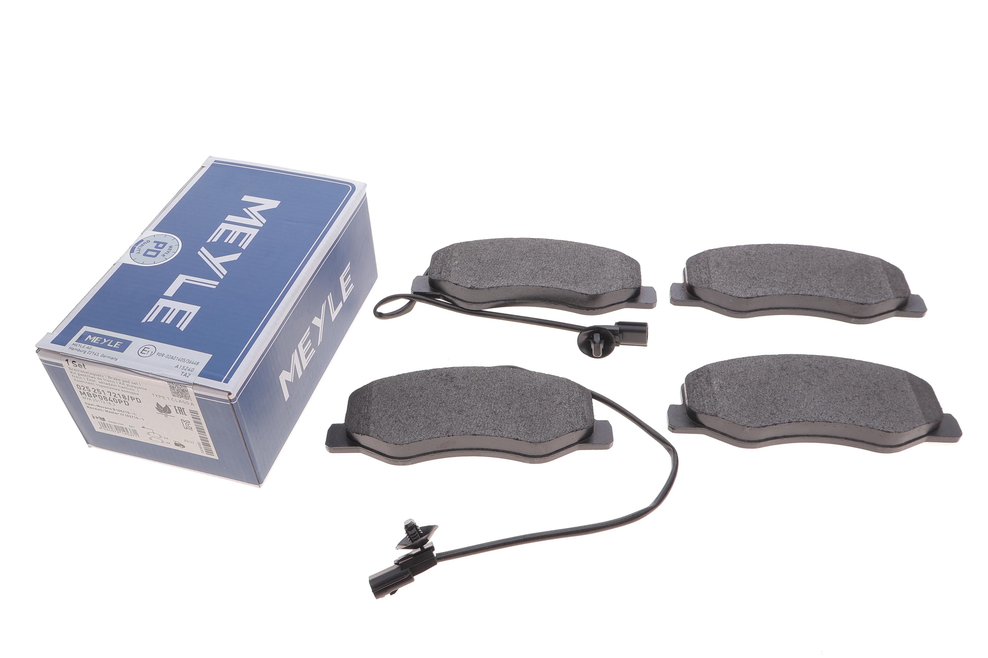 Колодки гальмівні (задні) Renault Master/Opel Movano 10- (спарка) (з датчиком)