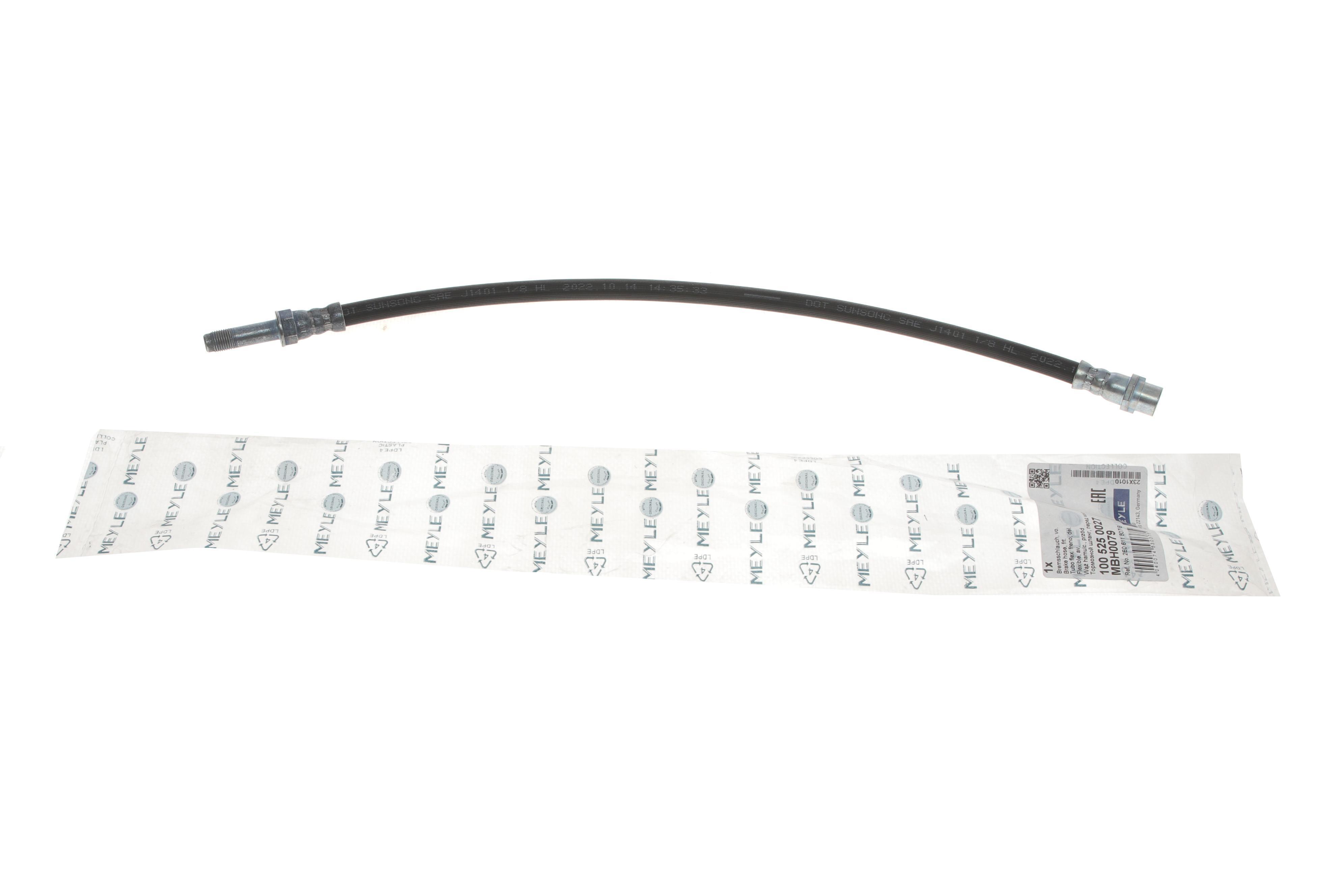 Шланг гальмівний (передній/задній) MB Sprinter 209-319 06- (440mm)