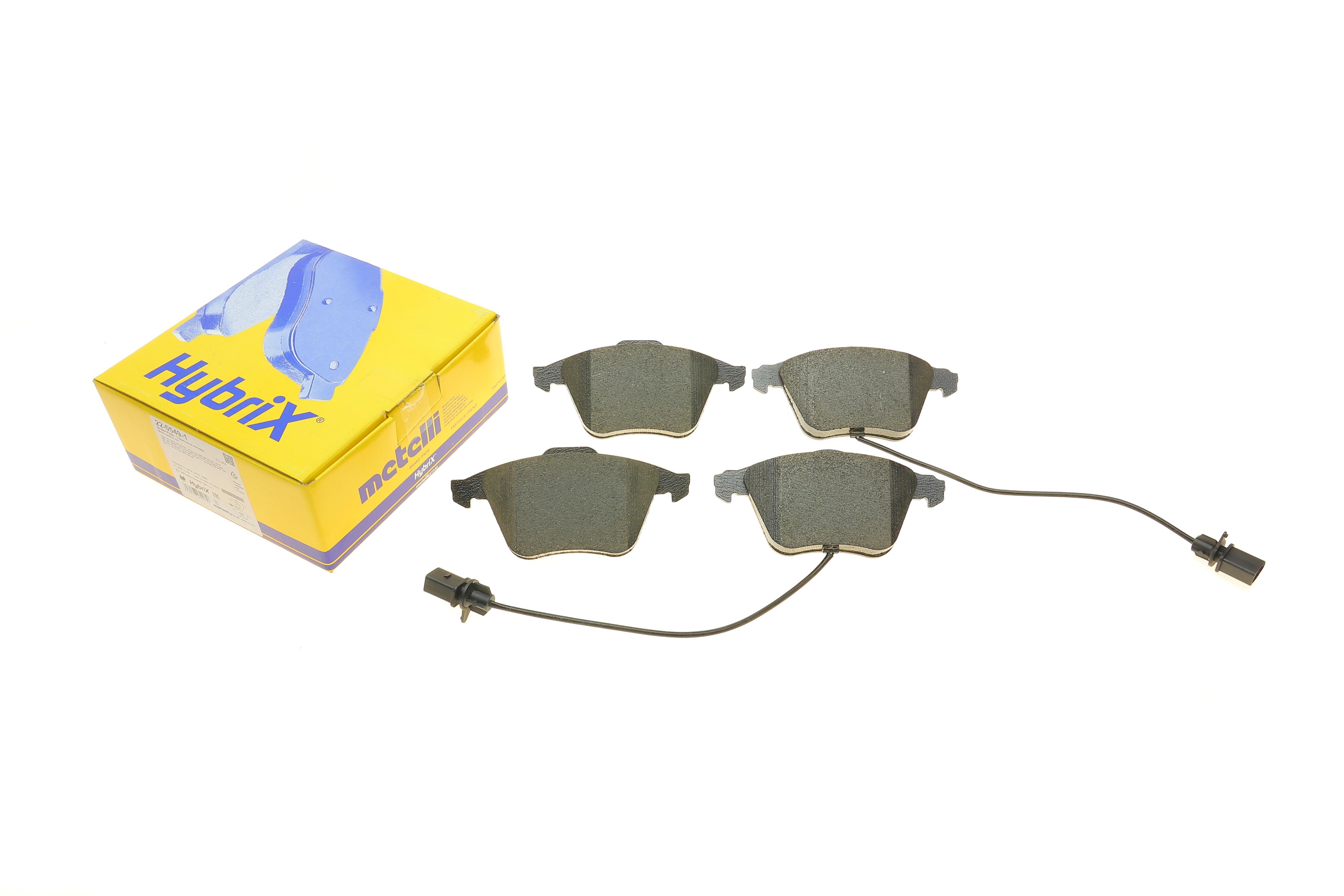 Колодки гальмівні (передні) Audi A4 03-09/A6/A8 03-11/Seat Exeo 08-13 (+датчики)