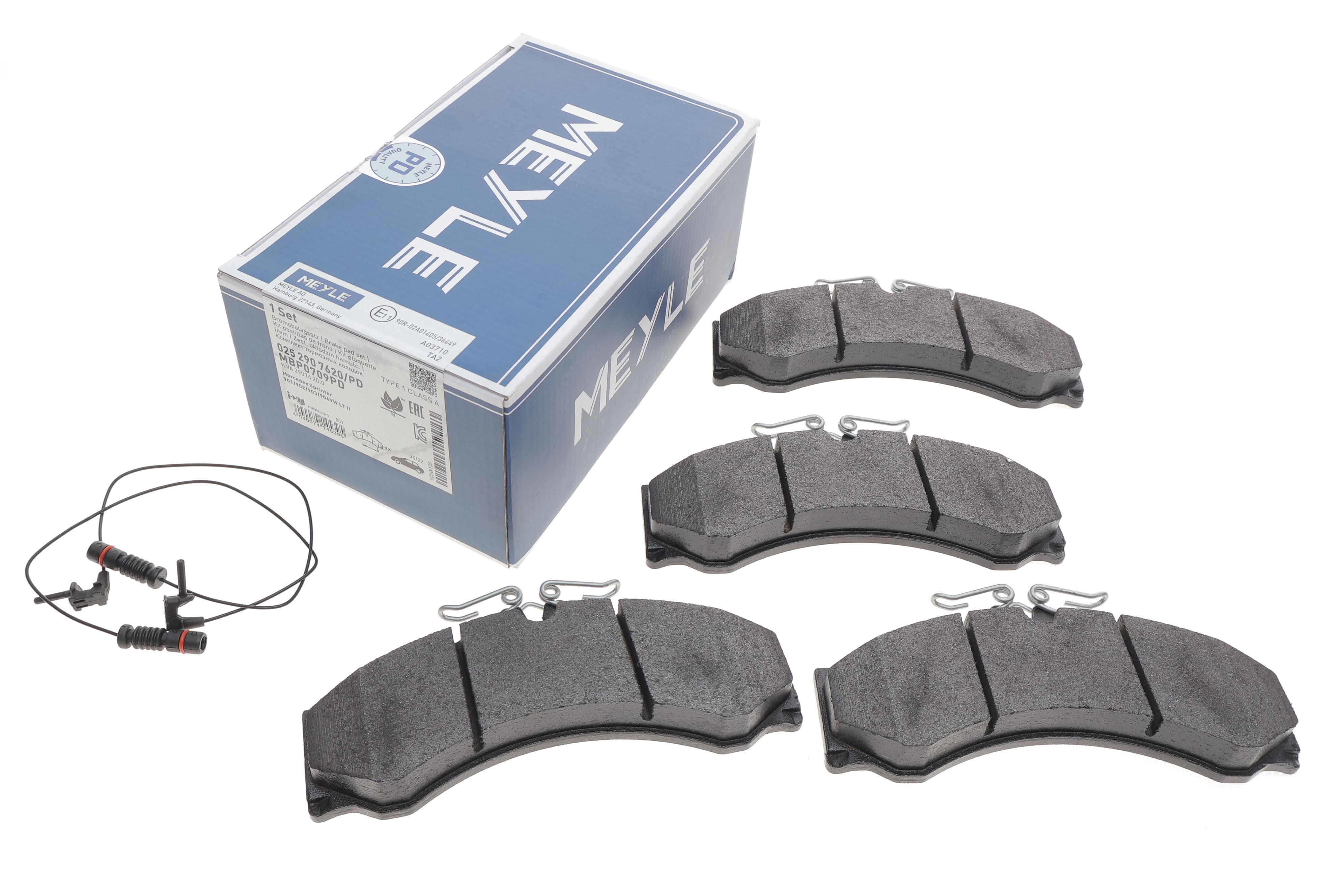 Колодки гальмівні (передні/задні) MB Sprinter 408-416/VW LT 46 96- (Platinum)