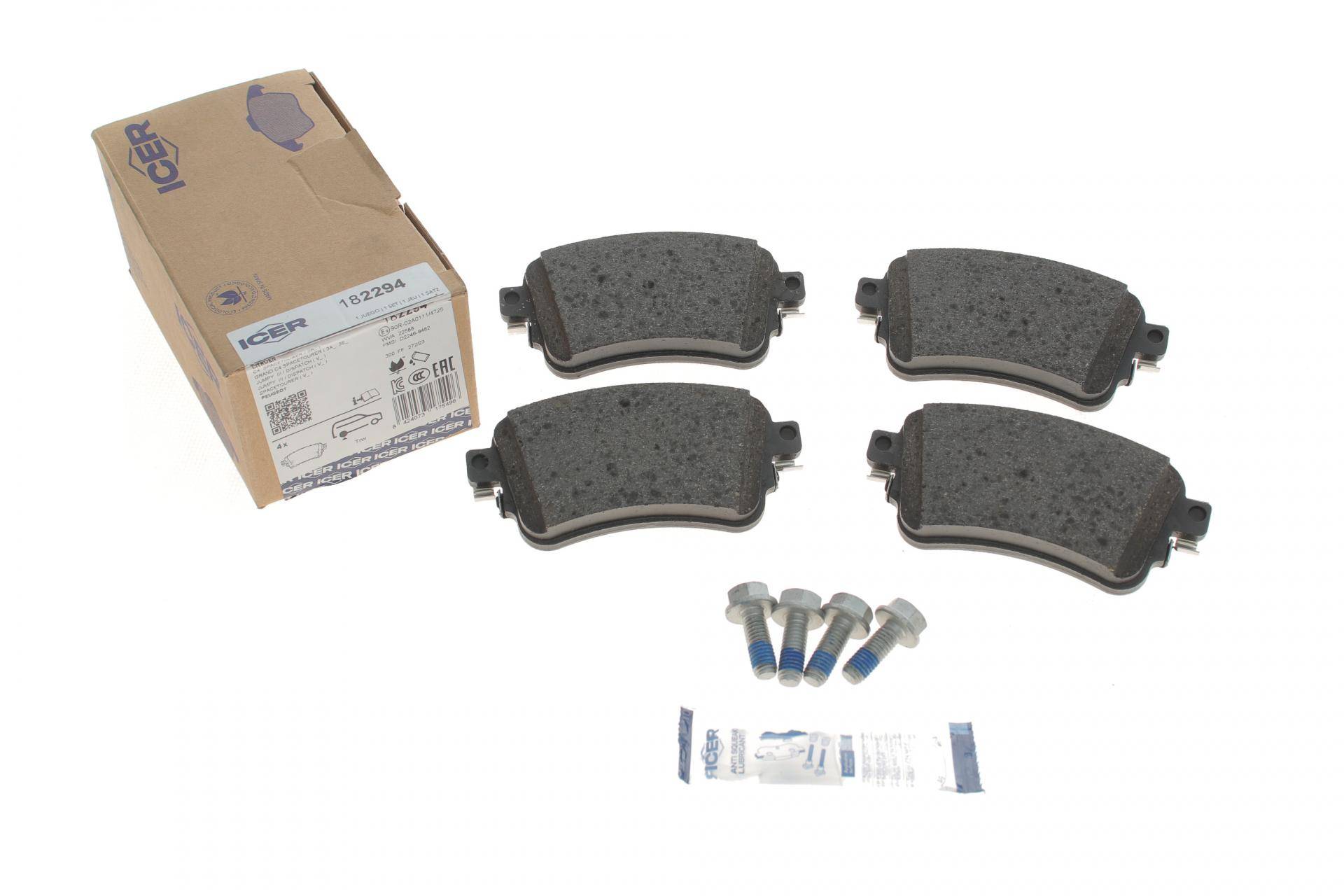 Колодки гальмівні (задні) Citroen Jumpy/C4/Peugeot Expert 16-/Opel Vivaro 19-/Fiat E-Scudo 22-