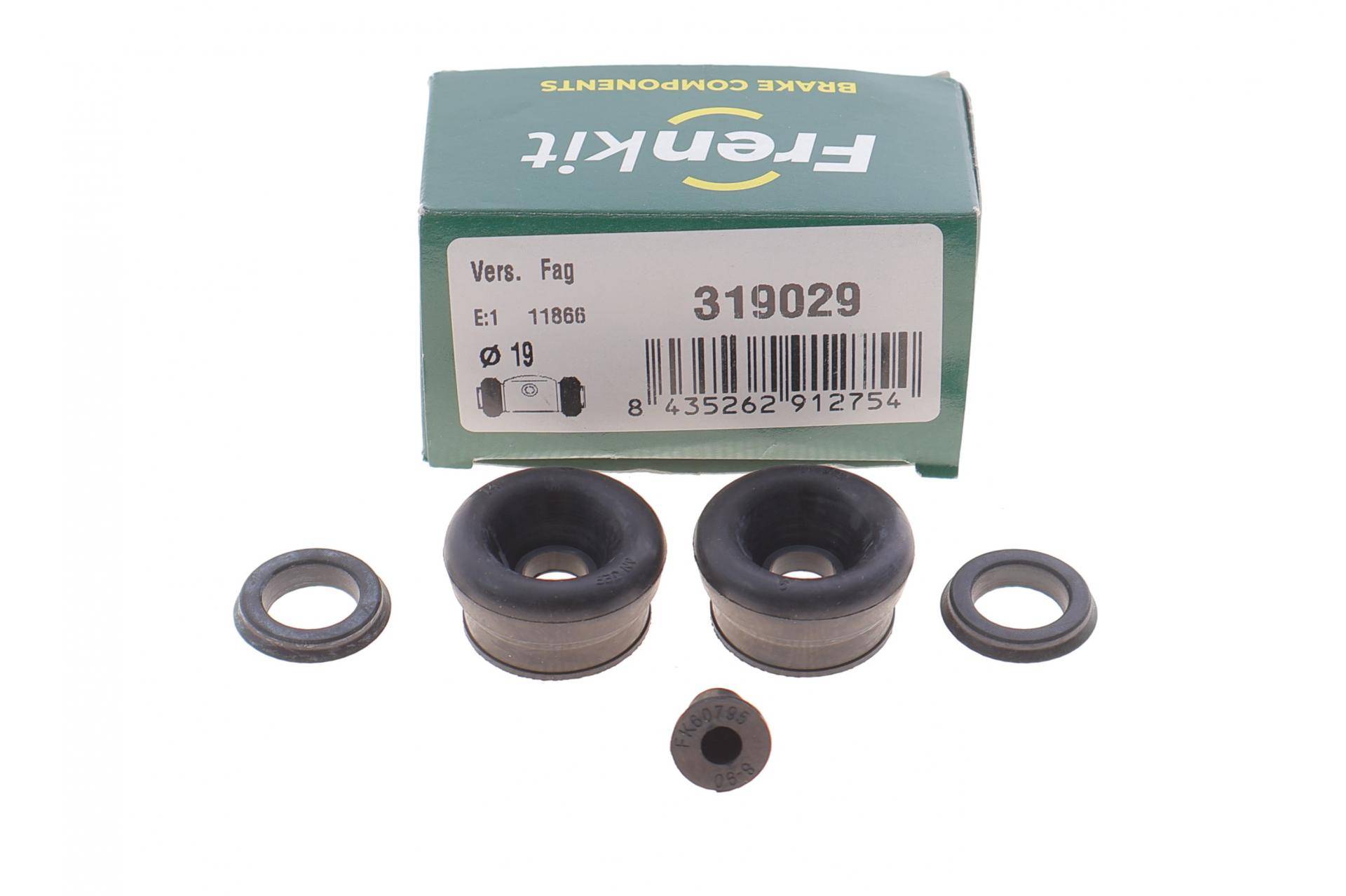 Ремкомплект циліндра гальмівного (заднього) VW Passat 88-97 (d=19mm) (Fag)