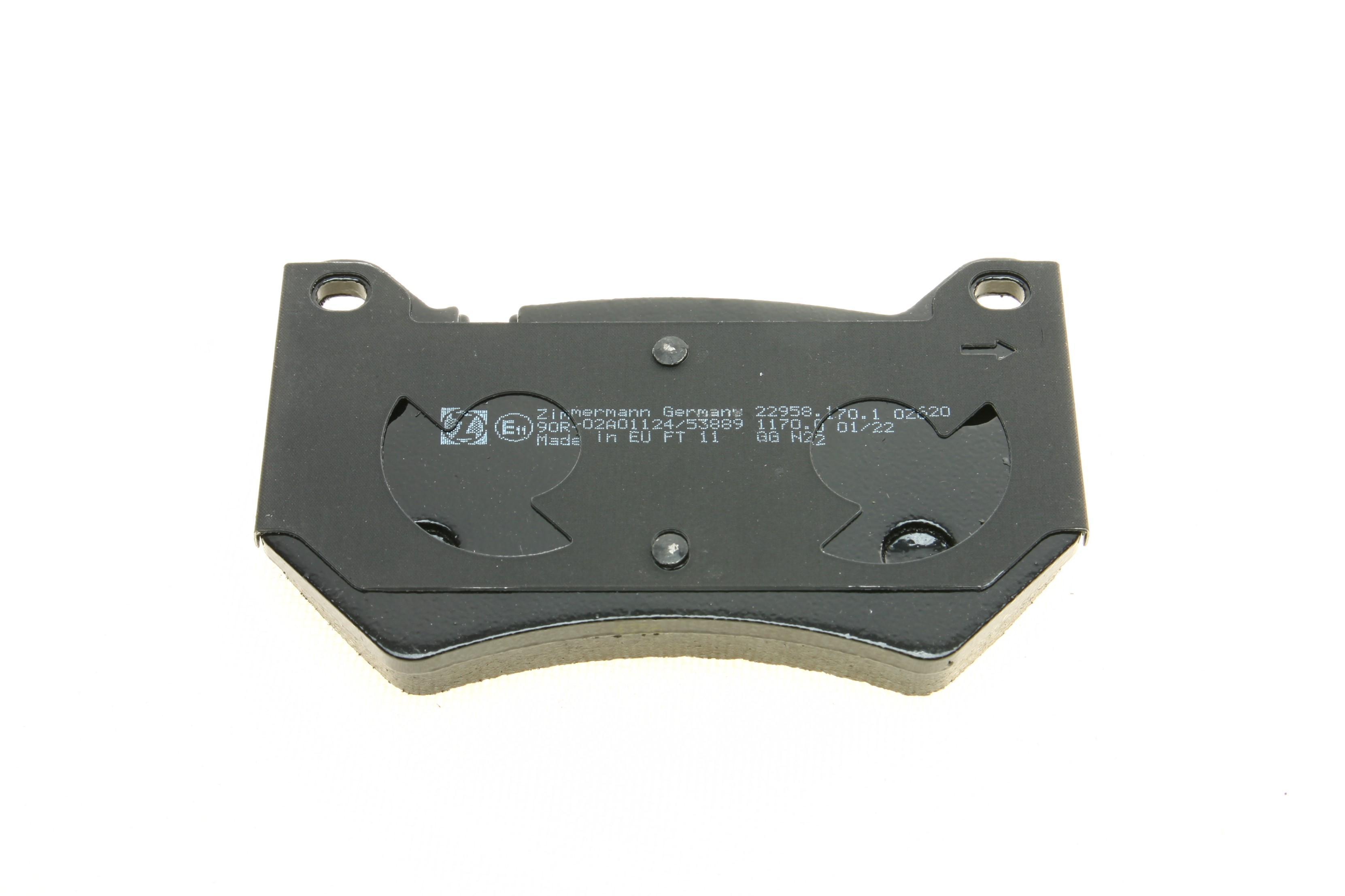 Колодки гальмівні (передні) Audi Q5 17- (Brembo) (з датчиком)