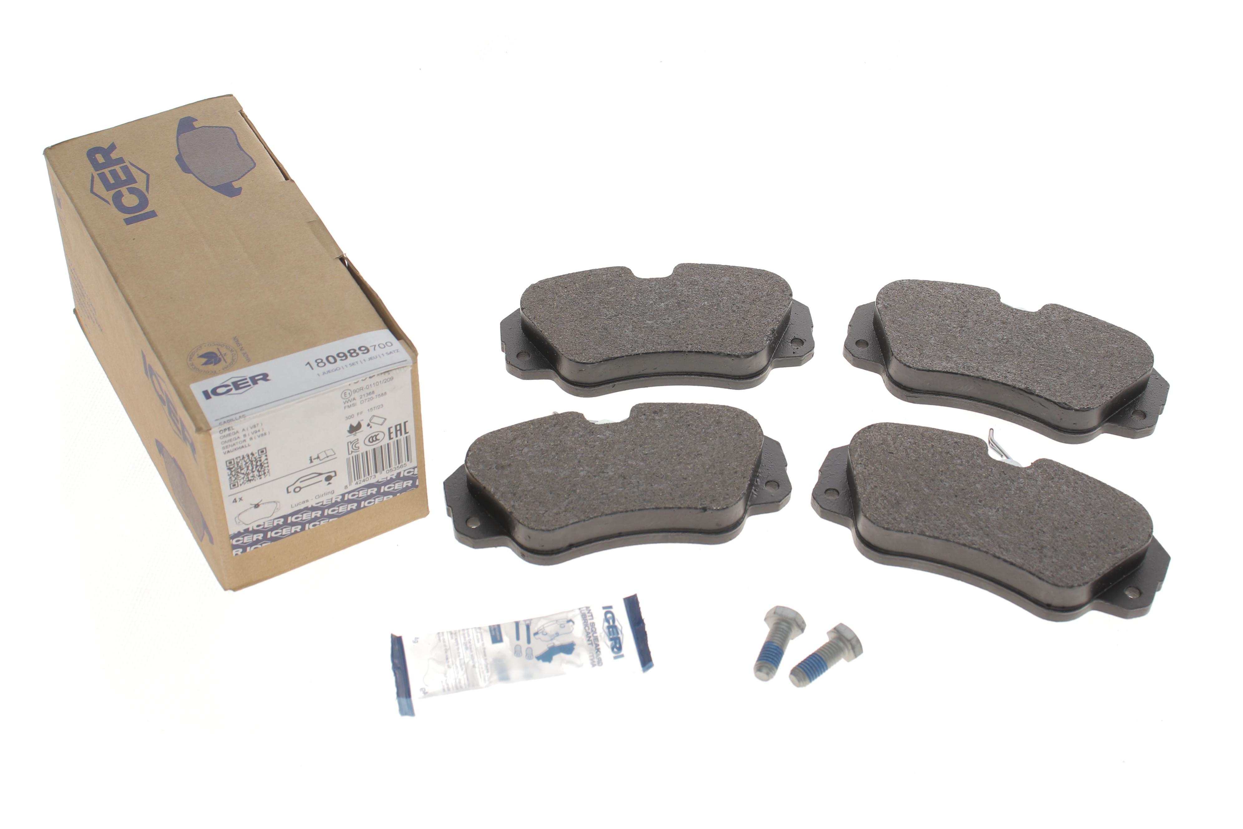 Колодки гальмівні (передні) Opel Omega A/B 86-03/Senator B 87-93