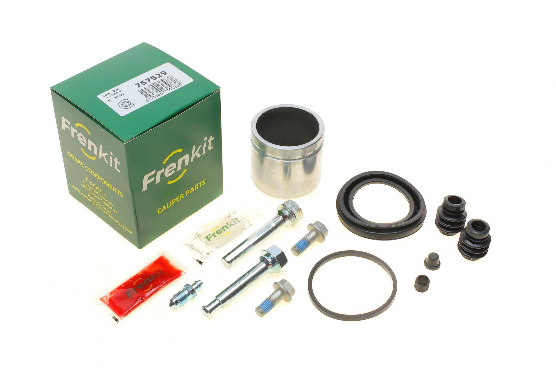 Ремкомплект супорта (переднього) Hyundai Elantra 06-11 (d=57mm)(Mando)(+ поршен/направляюча) Super