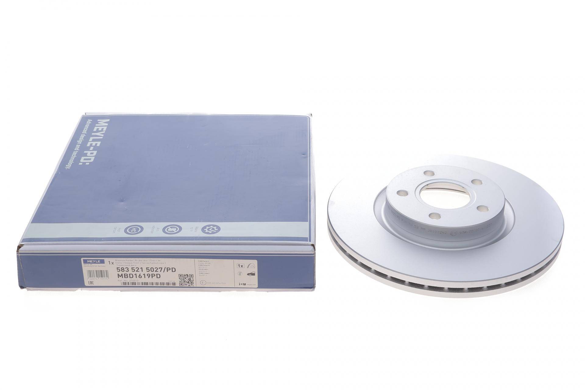 Диск гальмівний (передній) Ford Kuga/Transit Connect 13- (300x25)