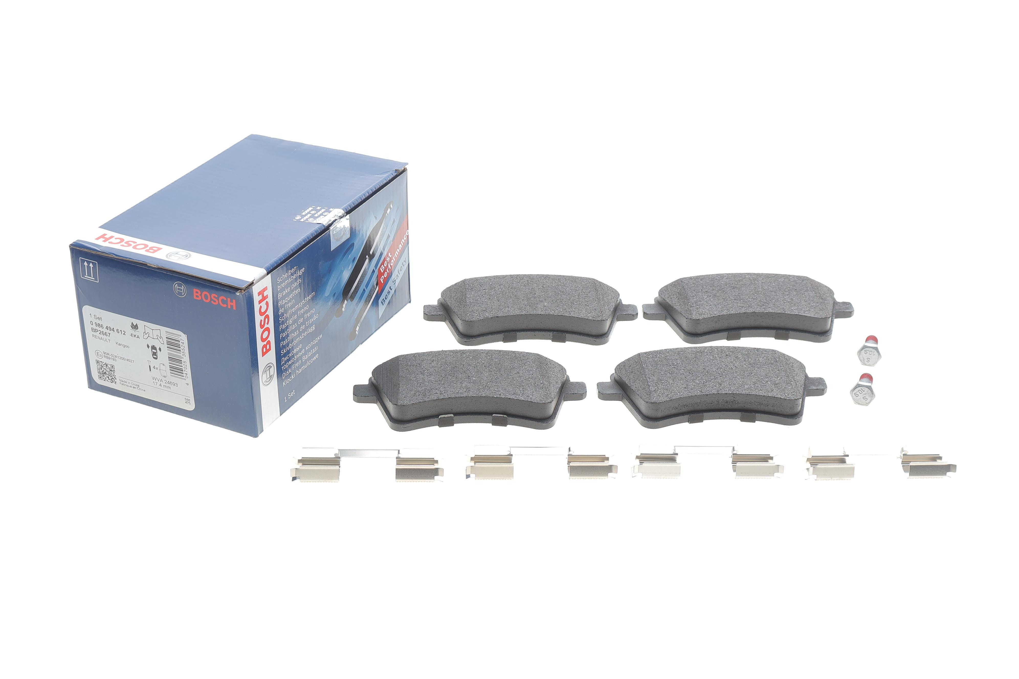 Колодки гальмівні (передні) Renault Kangoo 08-