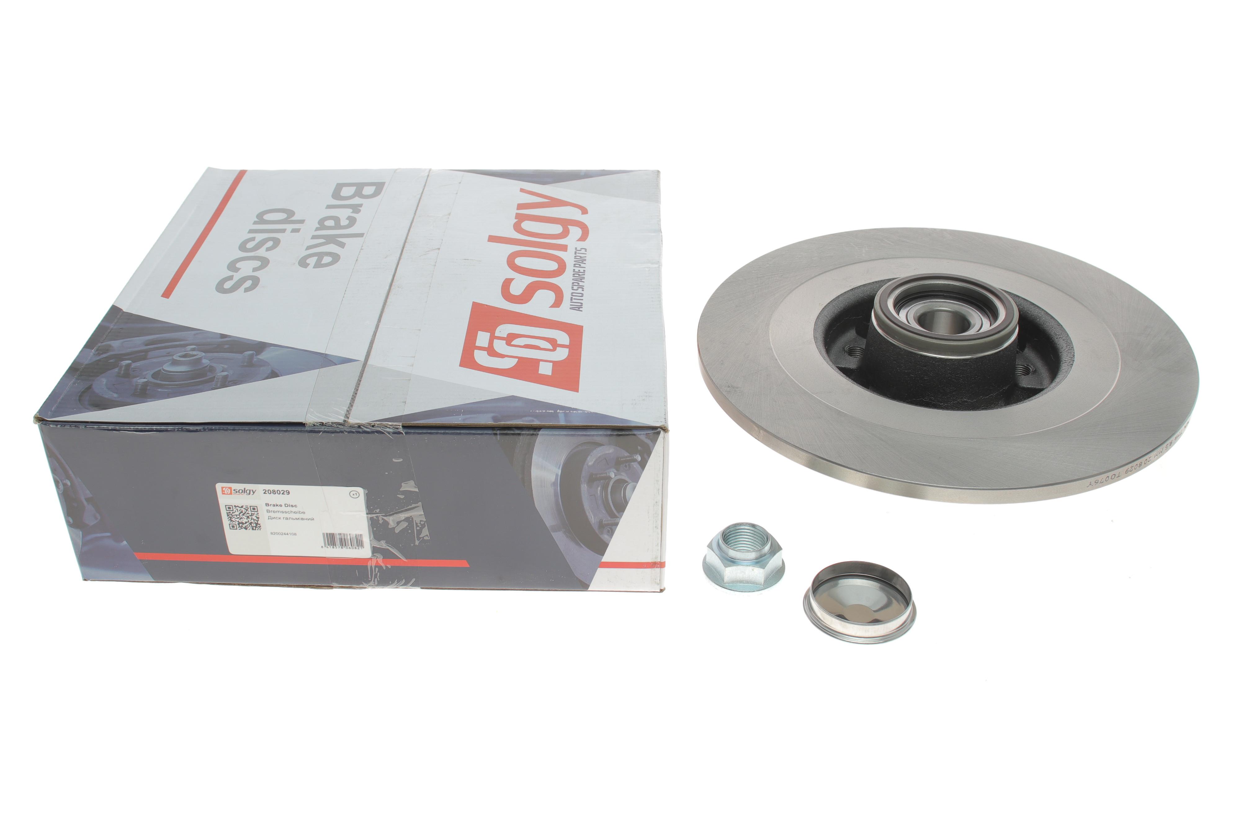 Диск гальмівний (задній) Renault Espace 02- (300x11) (+ABS) (з підшипником)