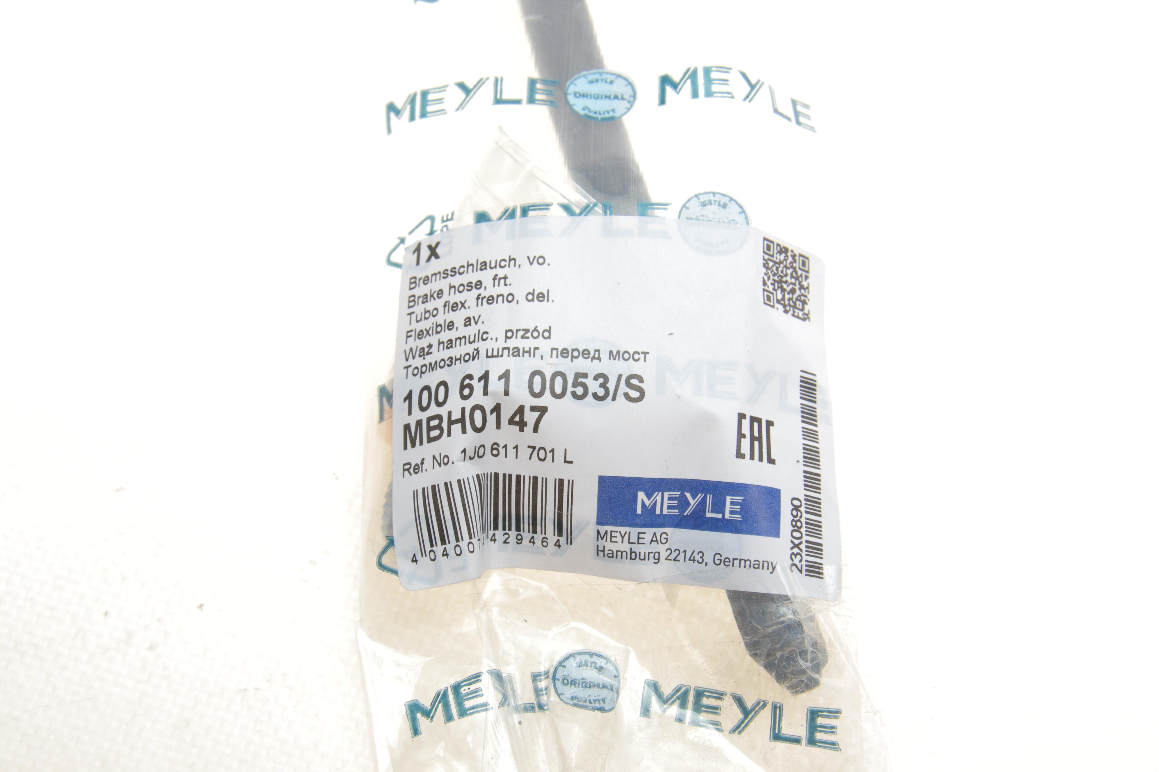 Шланг гальмівний (передній) VW Golf IV 1.4-2.3 TDI/FSI/SDI 97-06 (435mm)