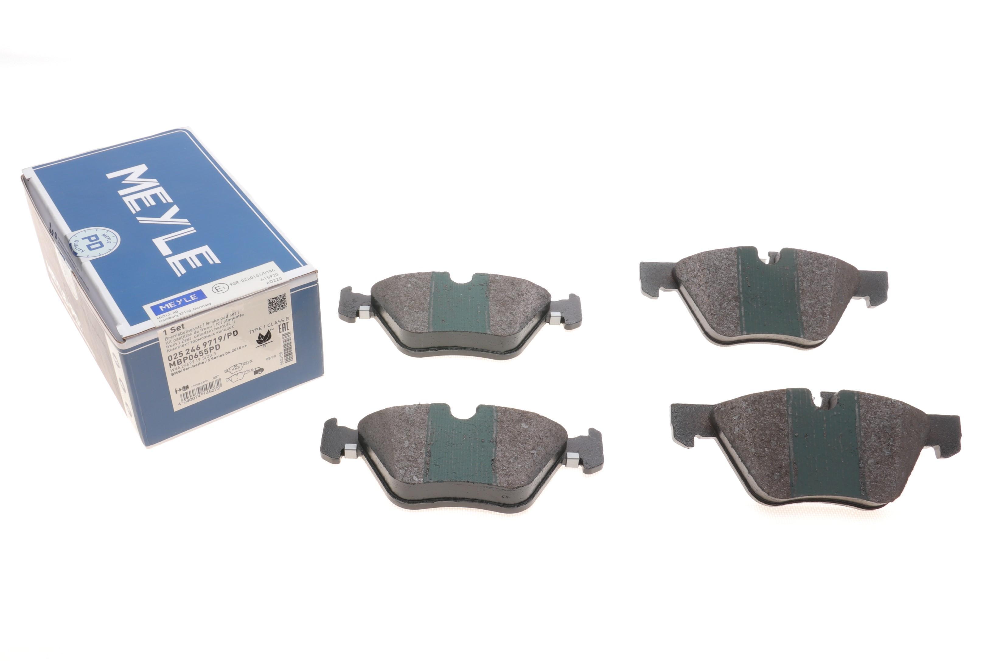 Колодки гальмівні (передні) BMW 5 (F10/F11) 09-16 (Ate)