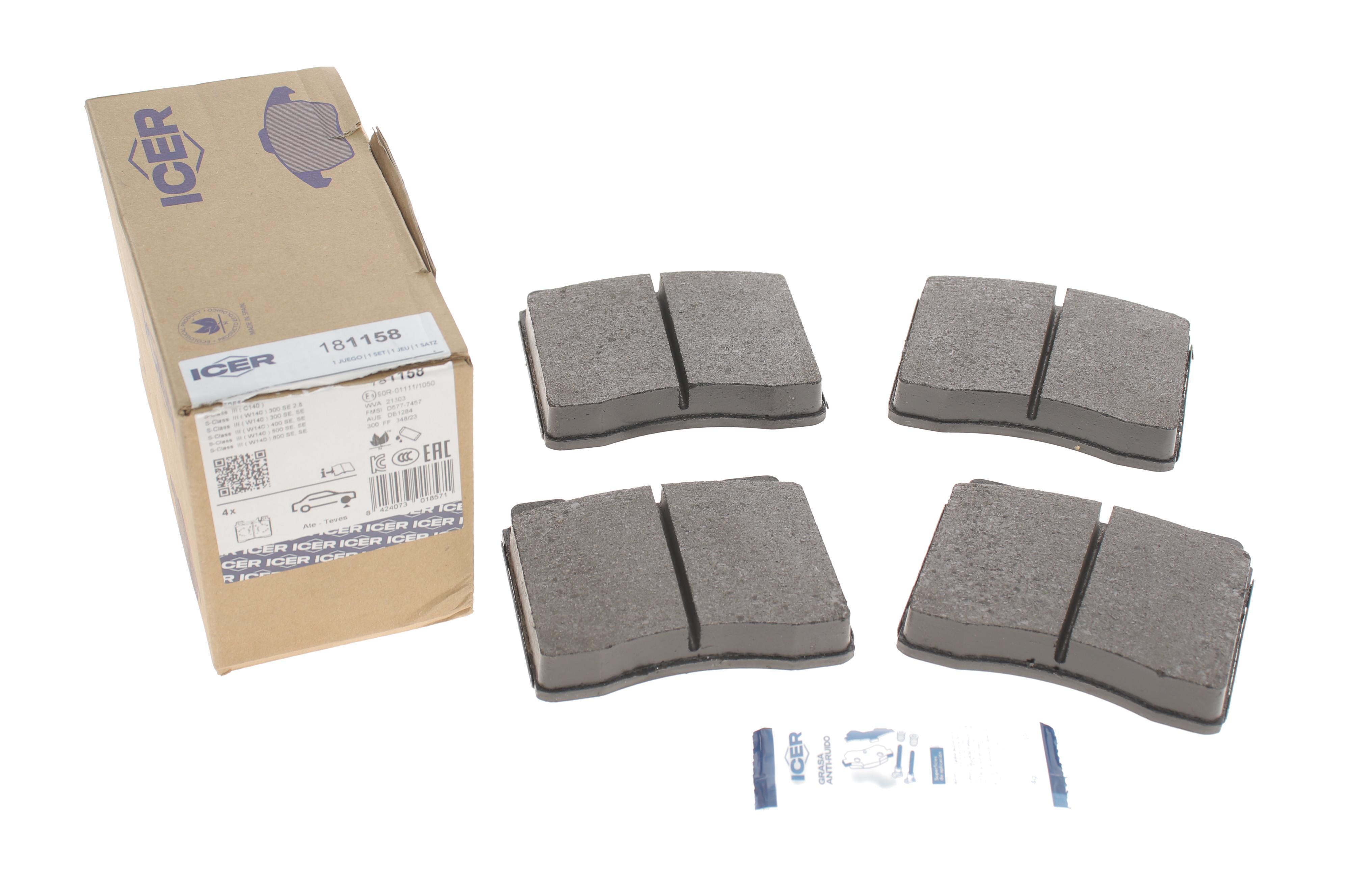 Колодки гальмівні (передні) MB S-class (W140/C140) 91-99