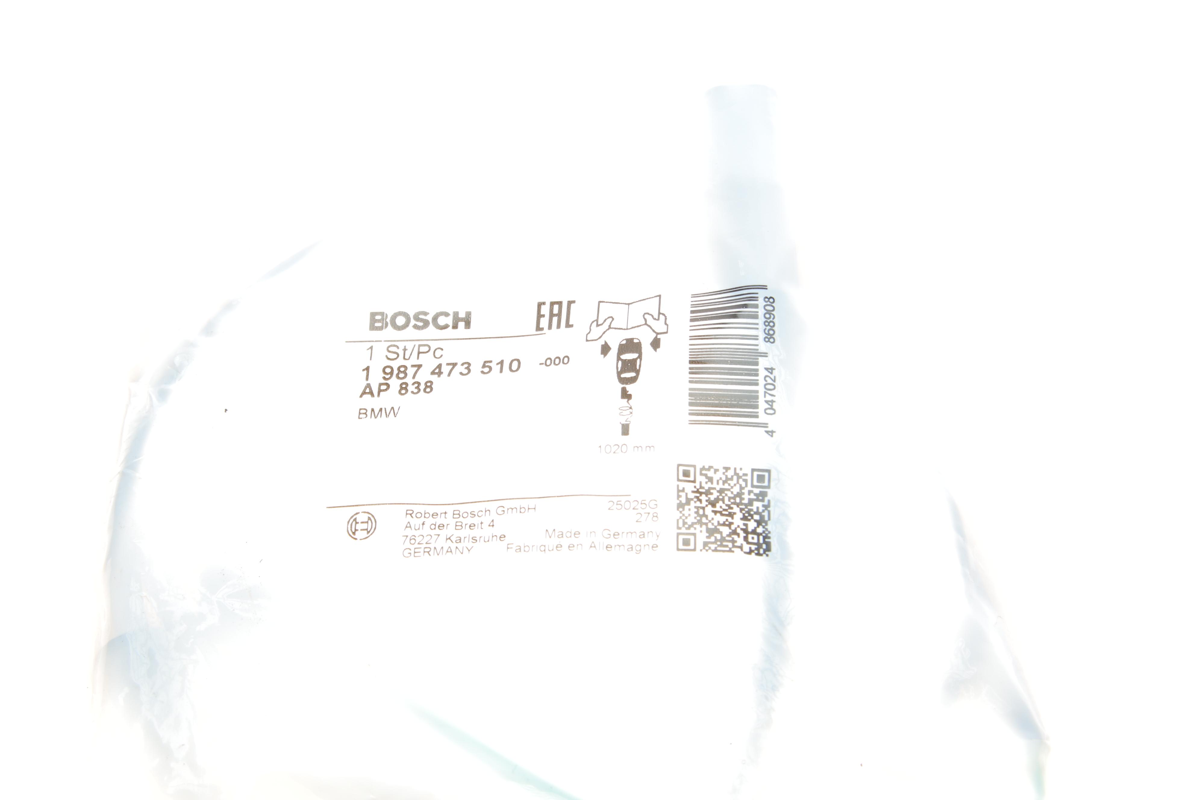 Датчик зносу гальмівних колодок (передніх) BMW X5 (E70)/X6 (E71/E72) 08-14 (L=1020mm)