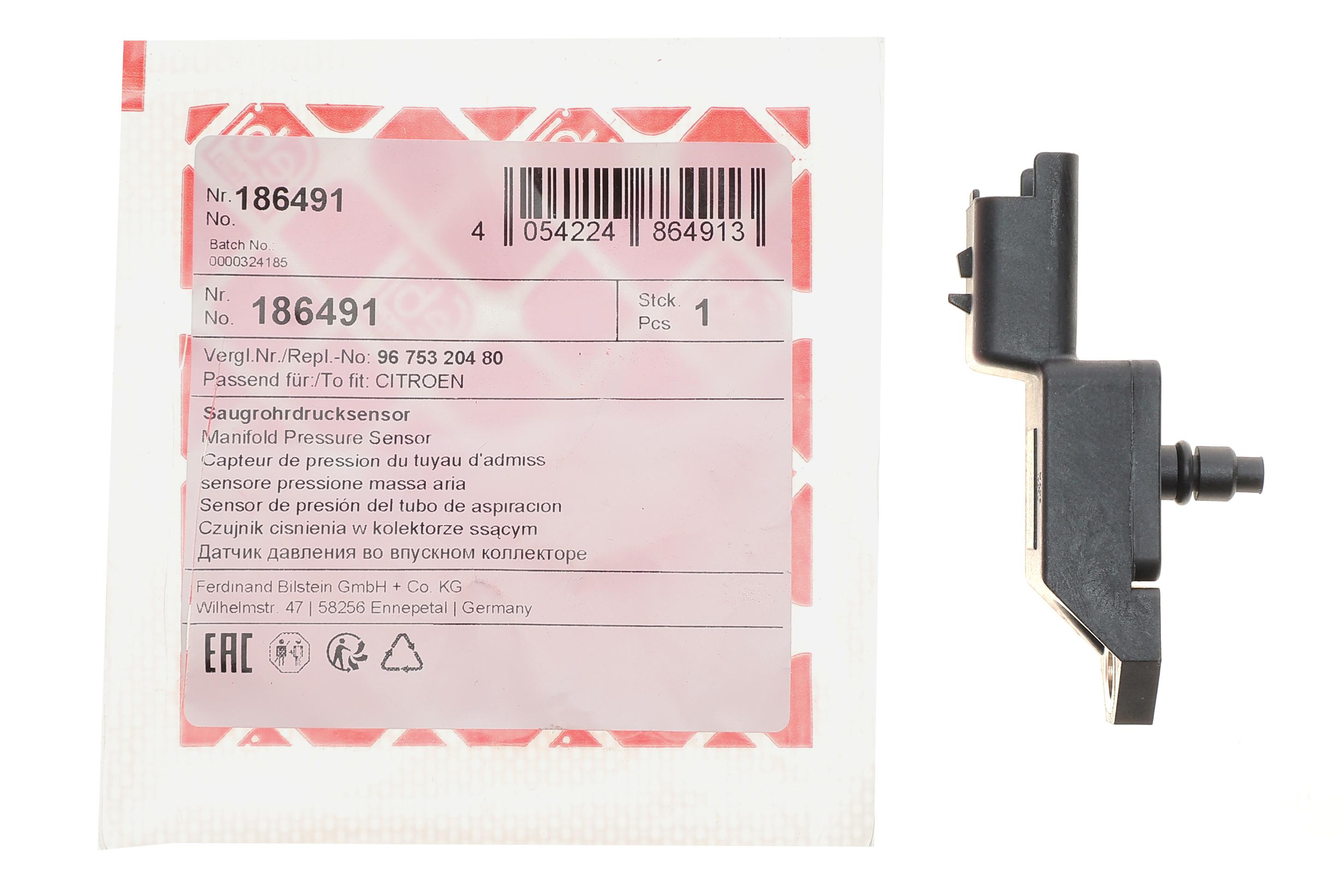 Датчик тиску в впускному колекторі Citroen C3/C4/Peugeot 308 1.2 THP 14-