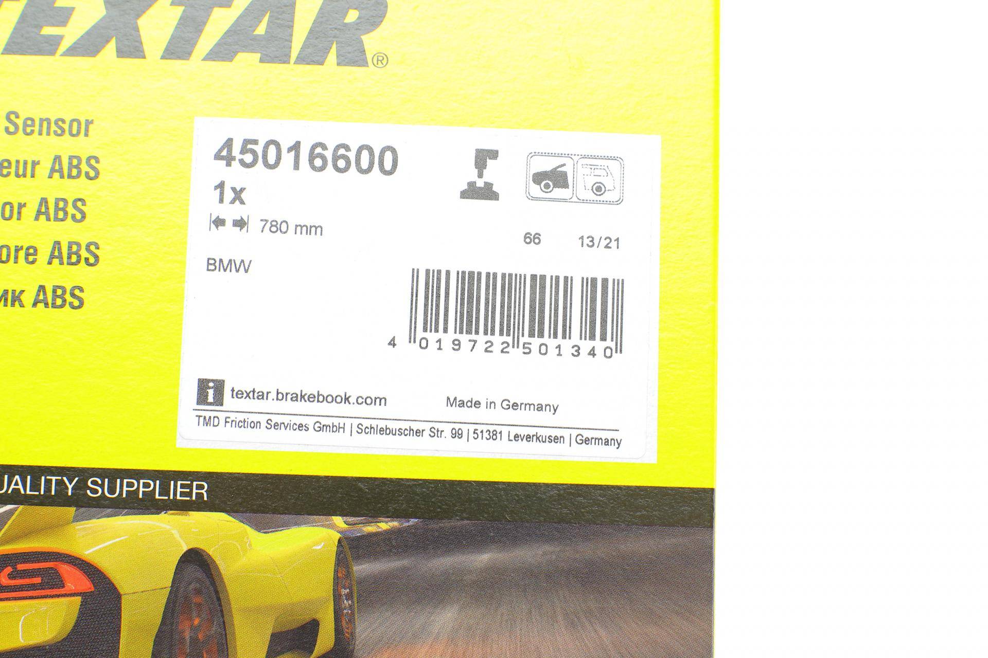 Датчик ABS (передній) BMW 5 (E60) 05-09 xDrive