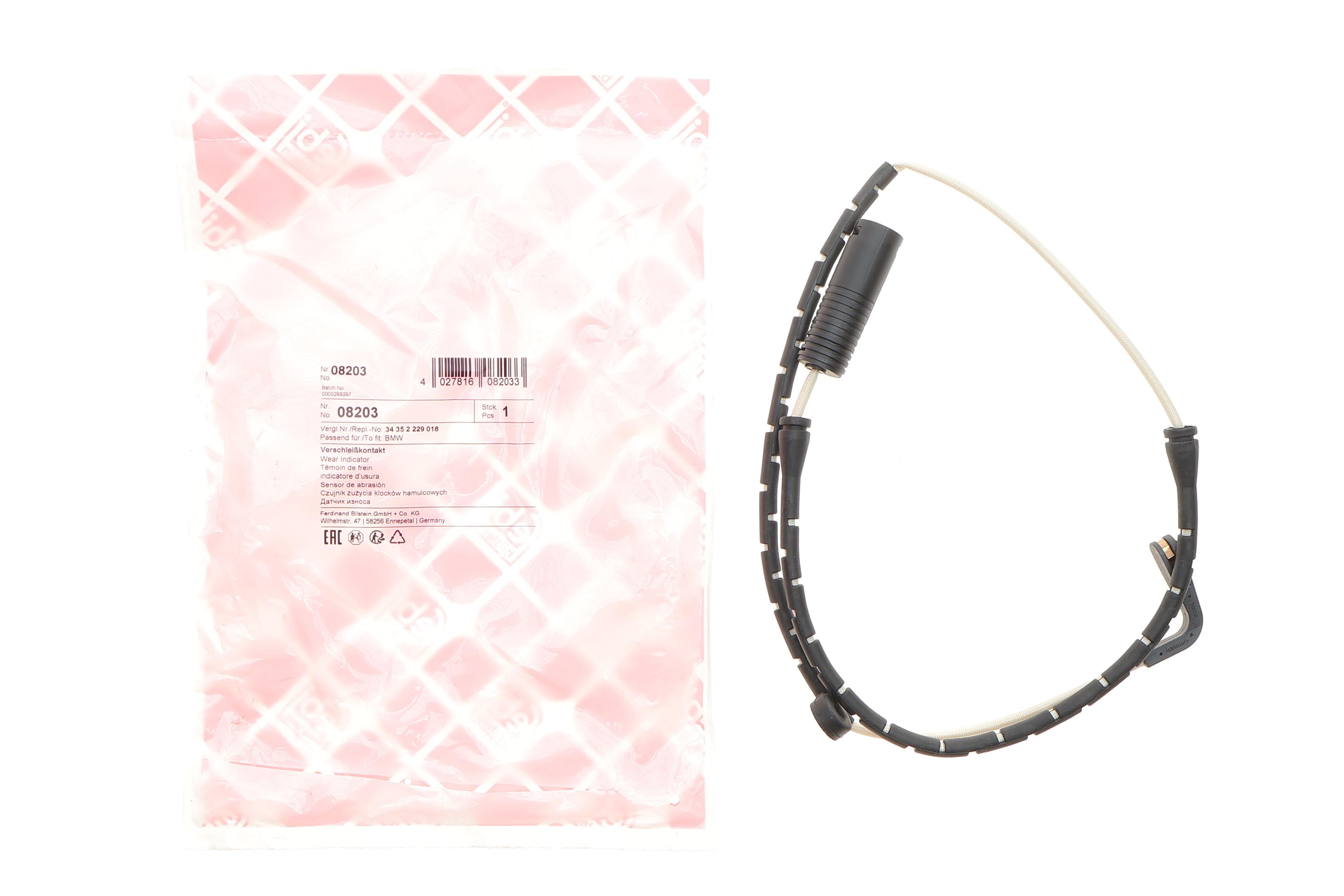 Датчик зносу гальмівних колодок (передніх) BMW 5 (E39) 95-04