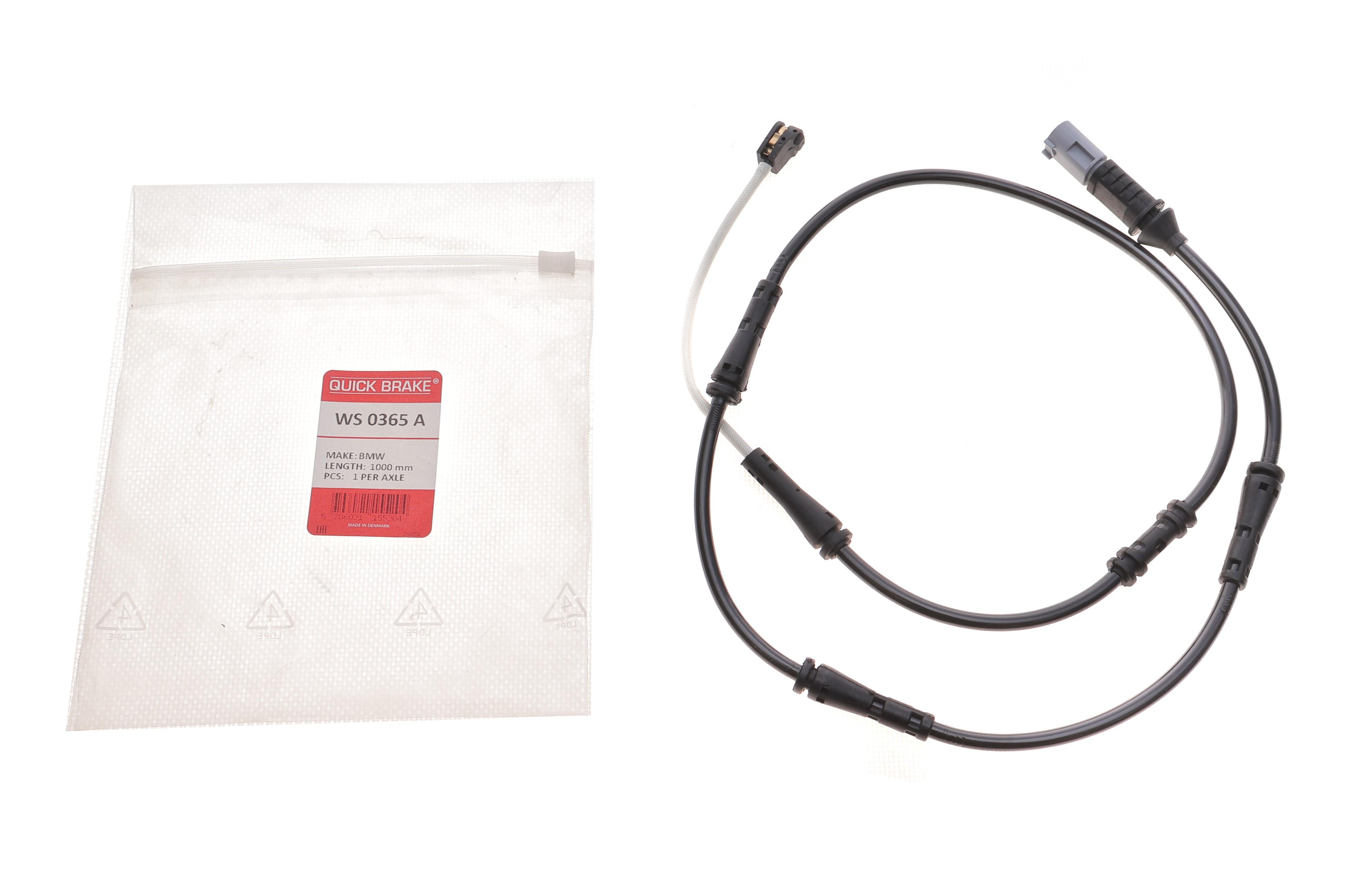 Датчик зносу гальмівних колодок (задніх) BMW 5 (F10) M5 10- (L=1000mm)