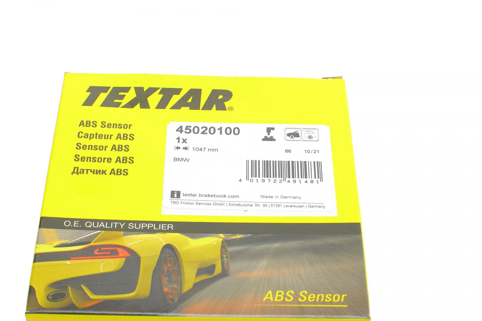 Датчик ABS (передній) BMW X3 (F25)/4 (F26) 12-18 (L=1047mm)