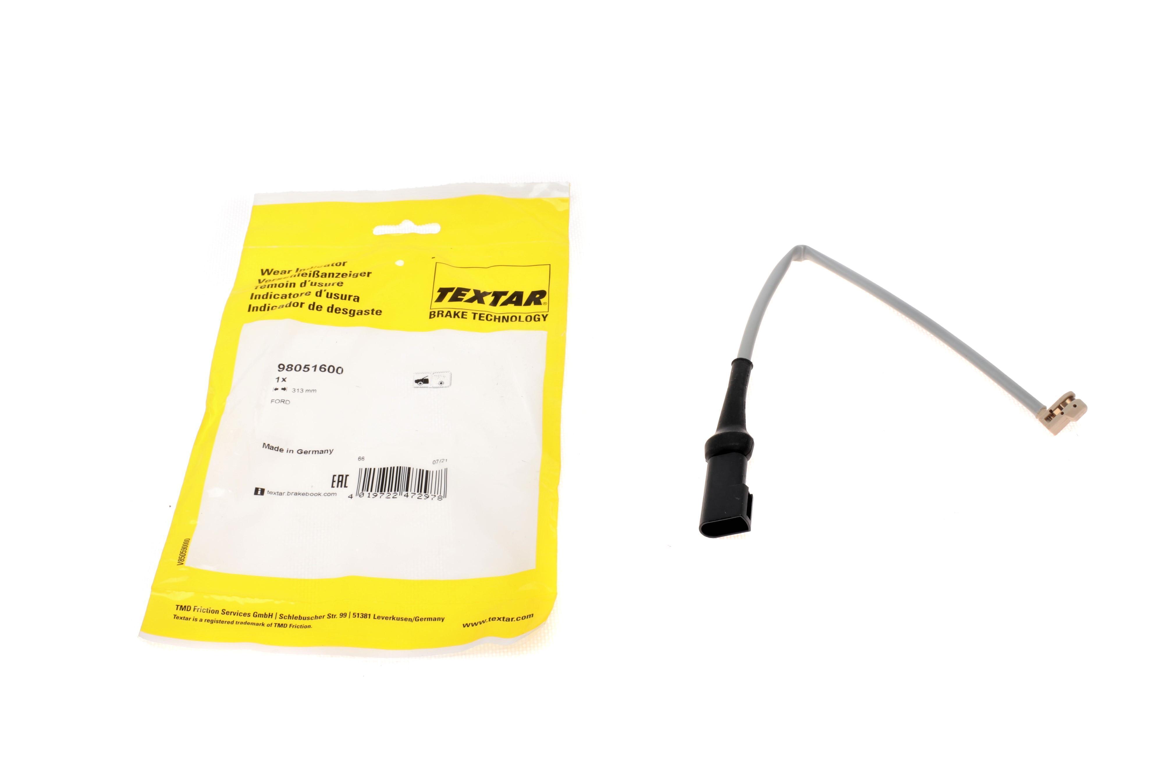 Датчик зносу гальмівних колодок (передніх) Ford Transit 2.0/2.2TDCi 2012- (L=315mm)