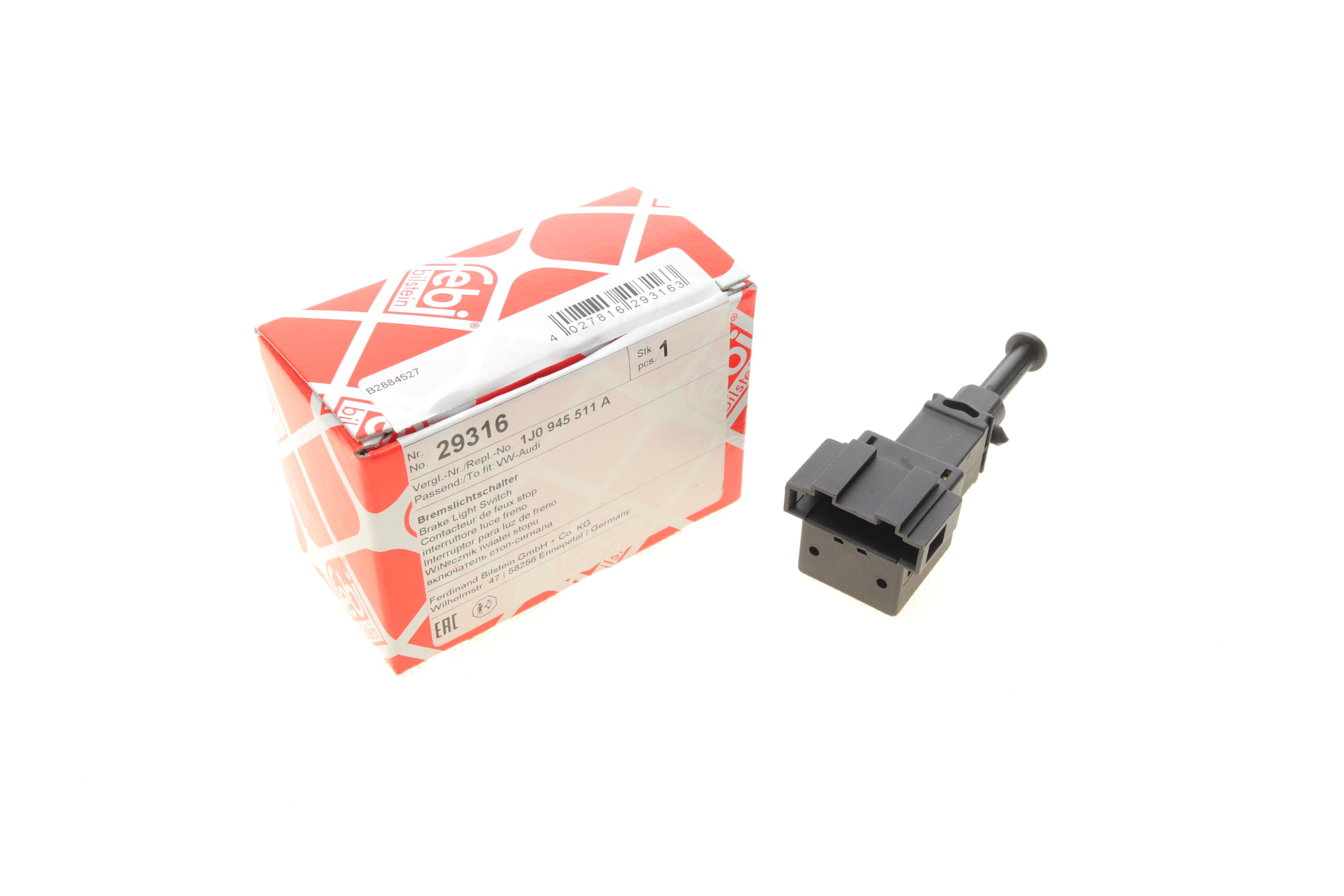 Датчик педалі гальма VW T4/T5/Caddy II (4-х конт.)