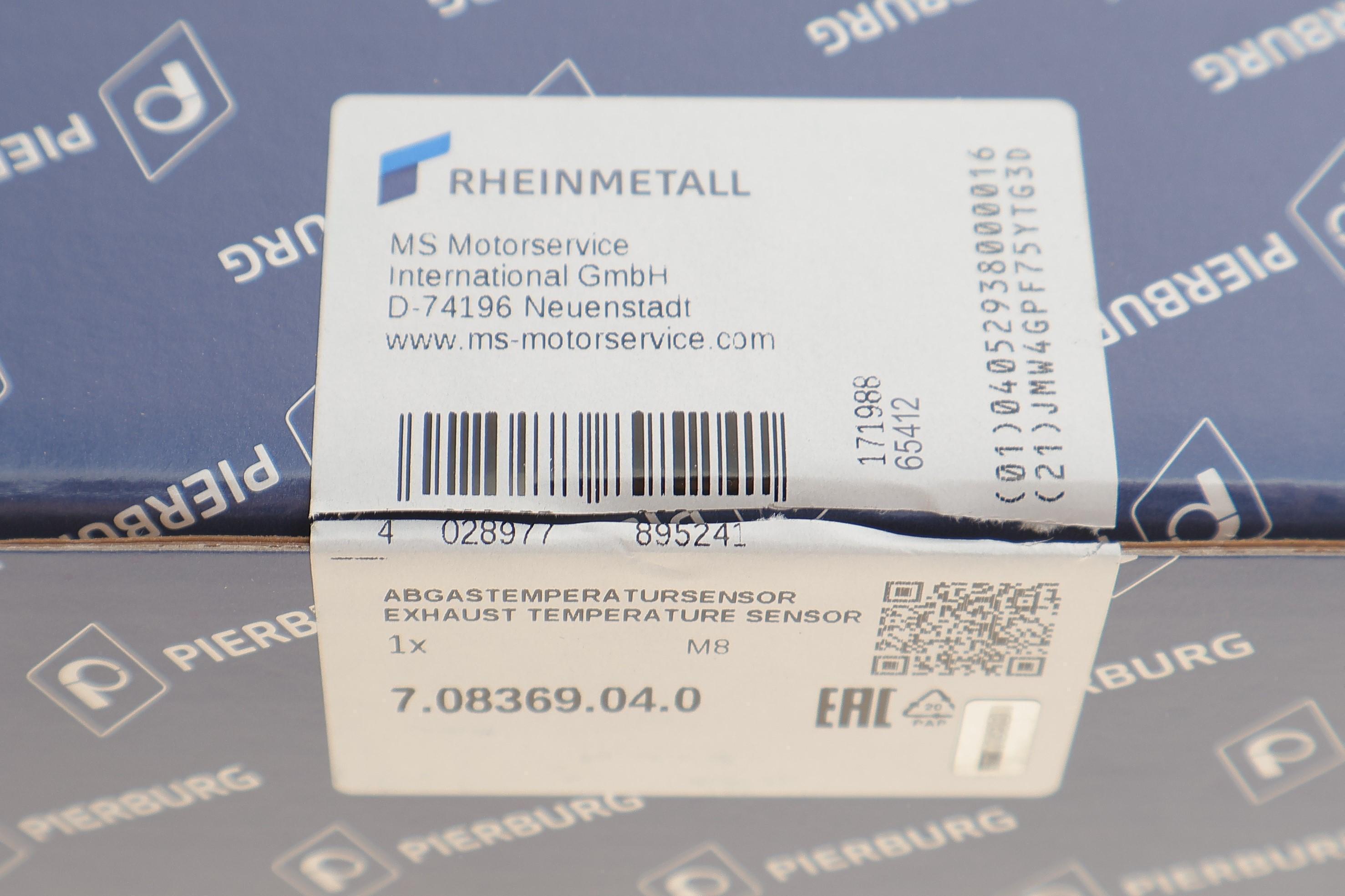 Датчик температури ВГ (в каталізаторі) Audi A3/Skoda Octavia/SuperB/VW Golf/Tiguan 1.6D/2.0D 03-