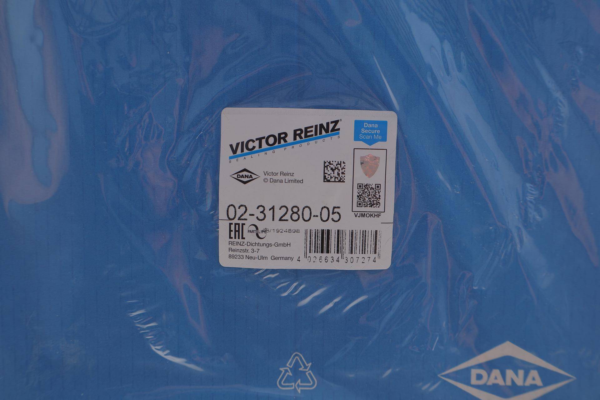 Комплект прокладок (верхній) VW Caddy 1.6i/BiFuel 04-15, CHGA/BGU/BSE/BSF