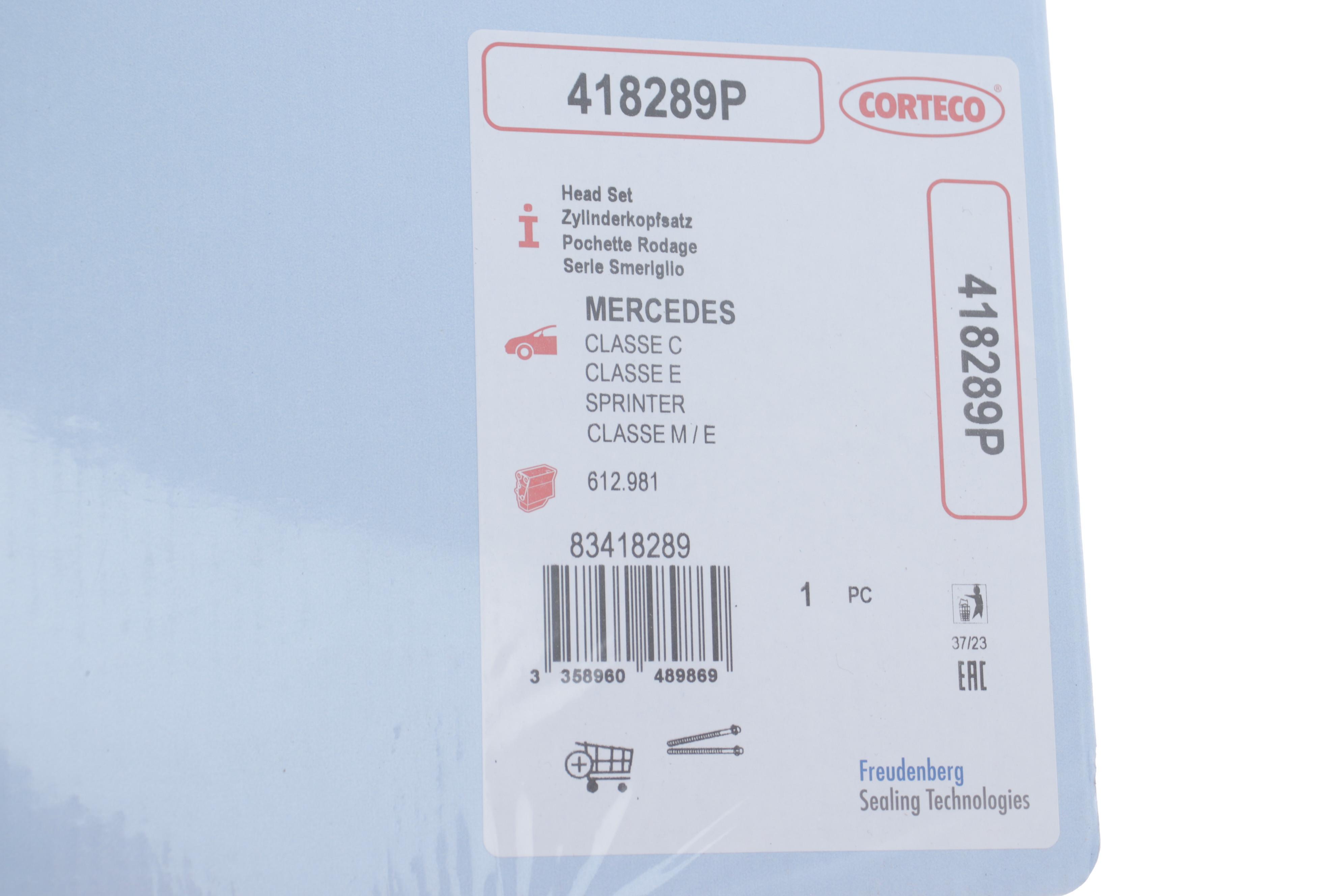 Комплект прокладок (верхній) MB Sprinter 2.7CDI OM612 00-06