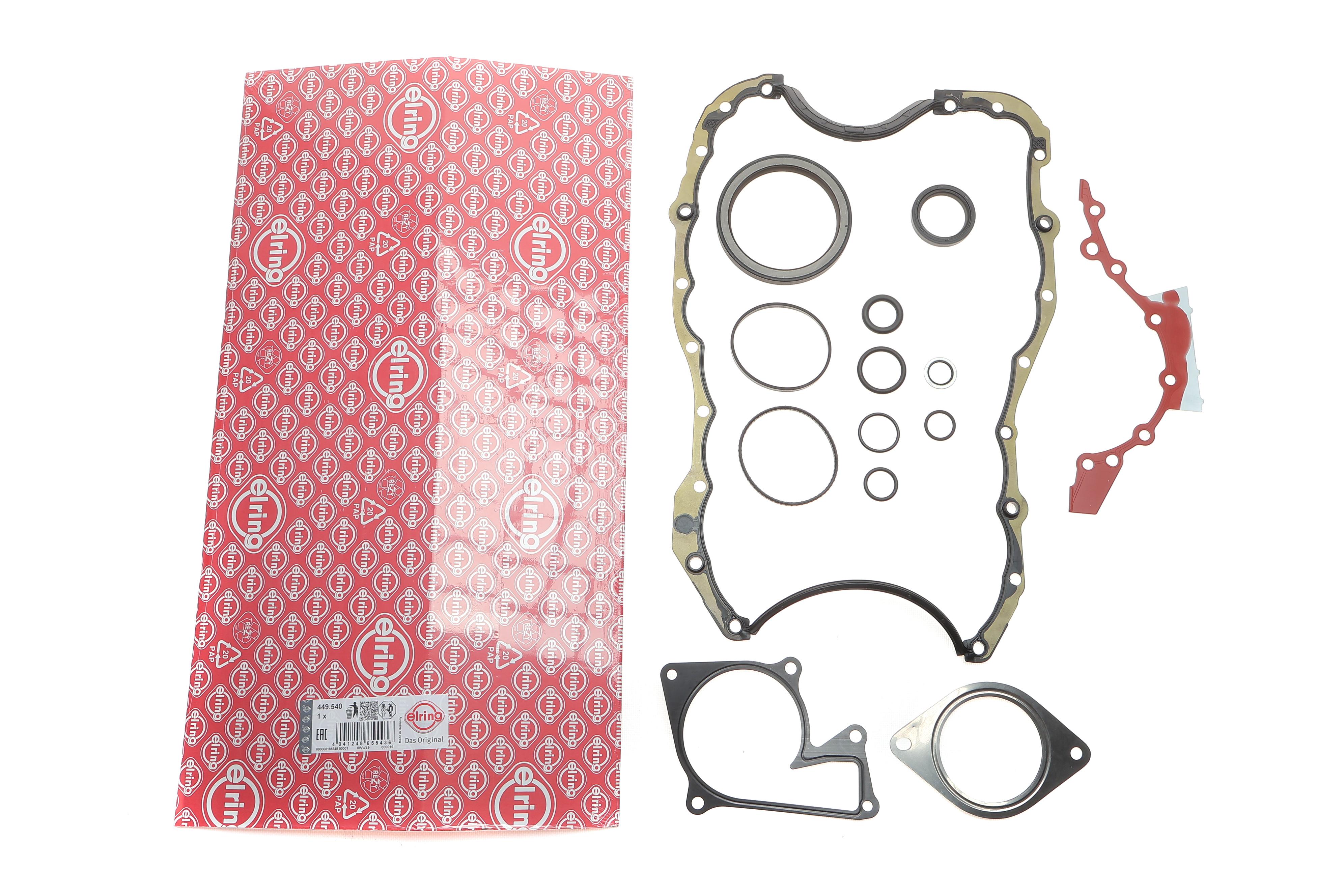 Комплект прокладок (нижній) MB A-class (W176)/B-class (W246/W242) 12-18 OM607